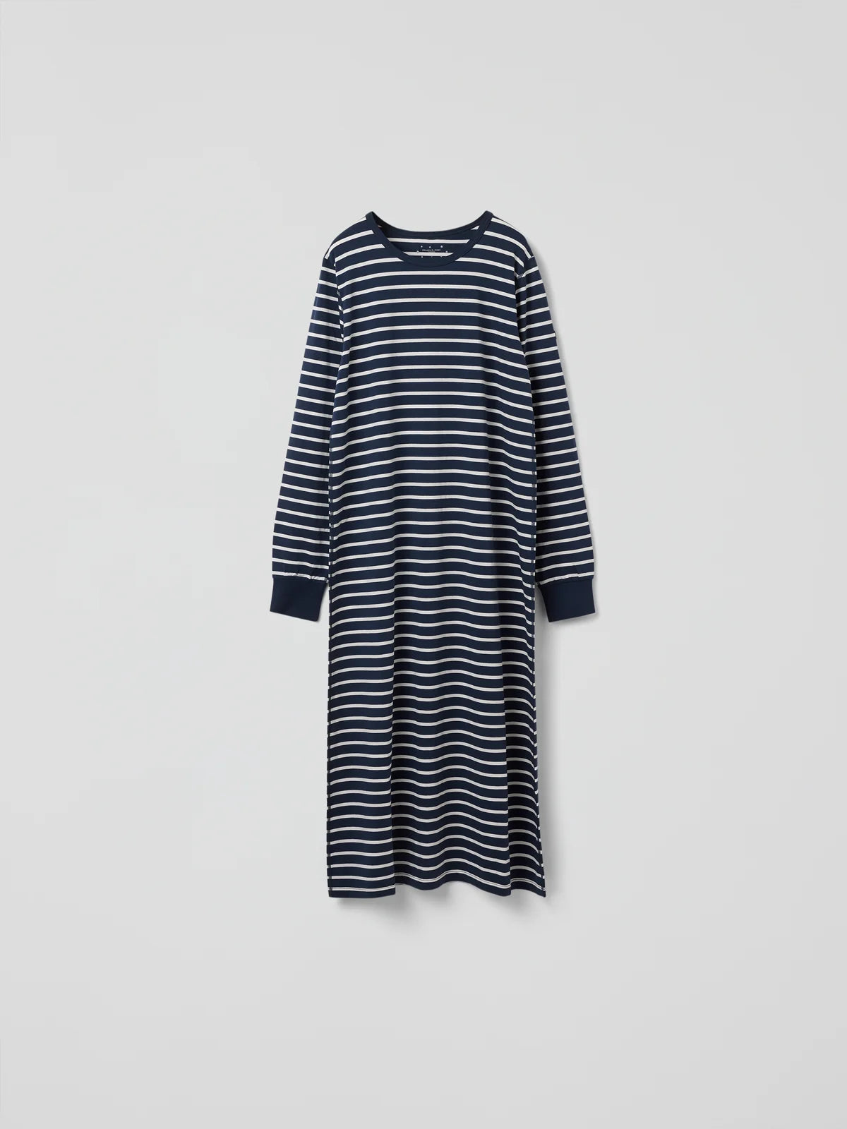 Náttkjóll/heimakjóll á fullorðna með PO.P röndum