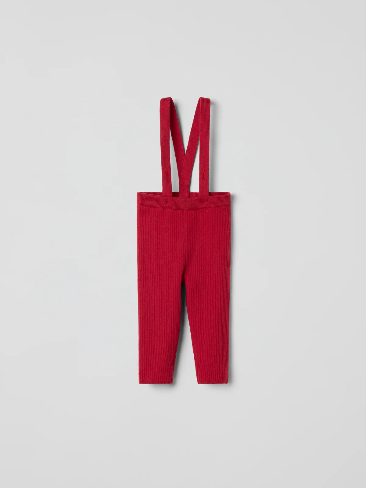 Prjónabuxur með axlaböndum