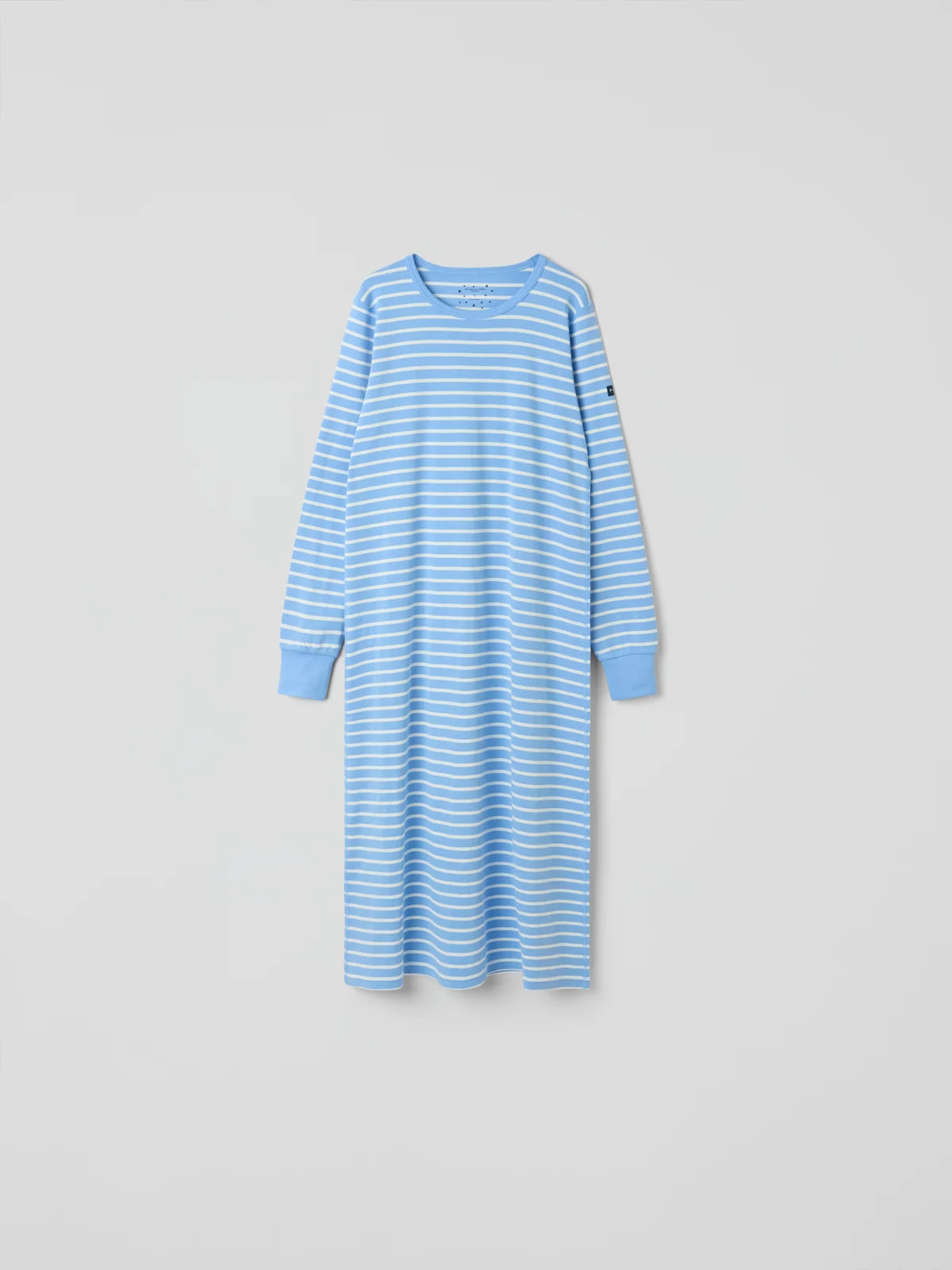 Náttkjóll / heimakjóll á fullorðna með PO.P röndum