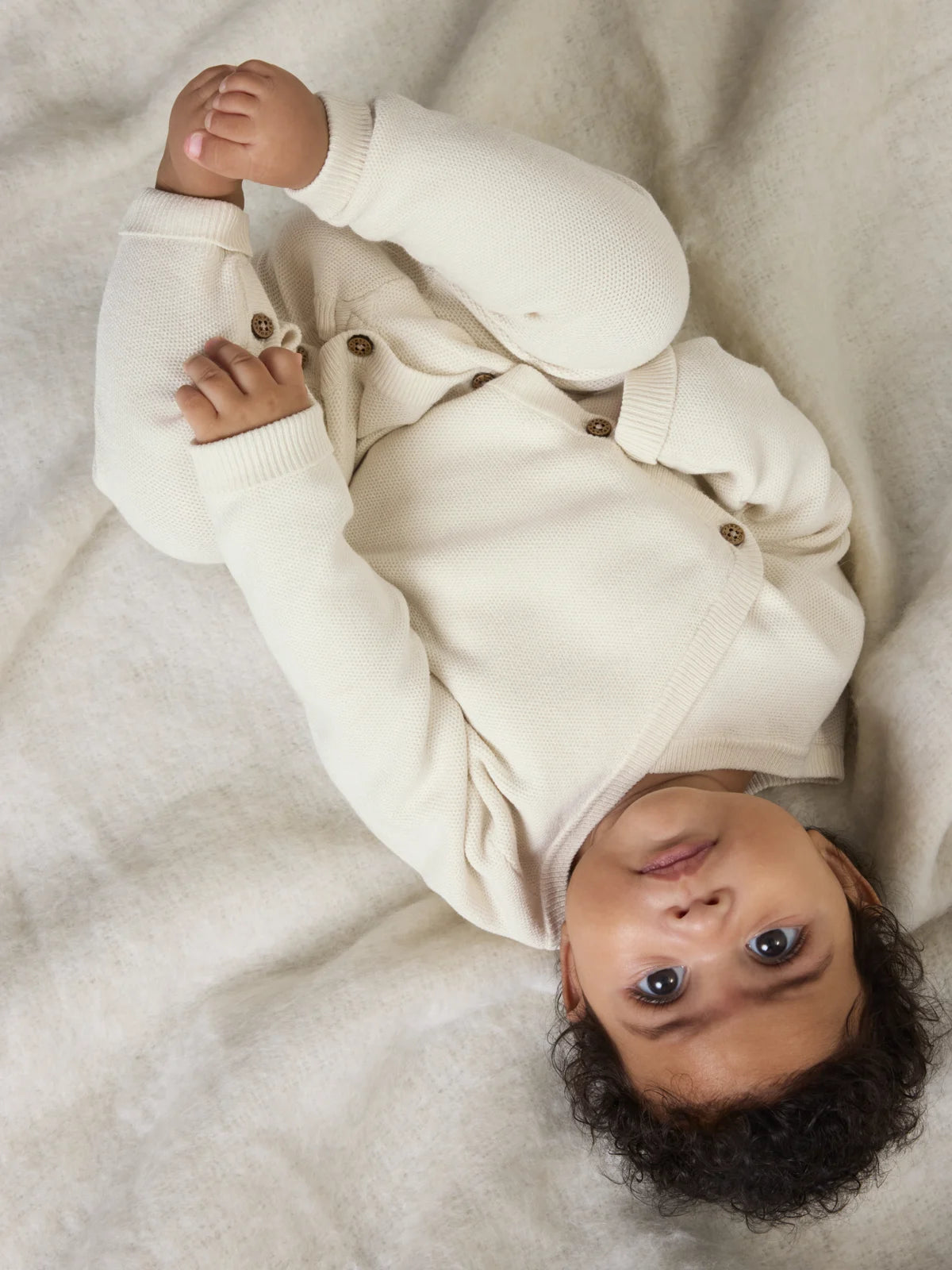 Prjónaður ungbarna heilgalli