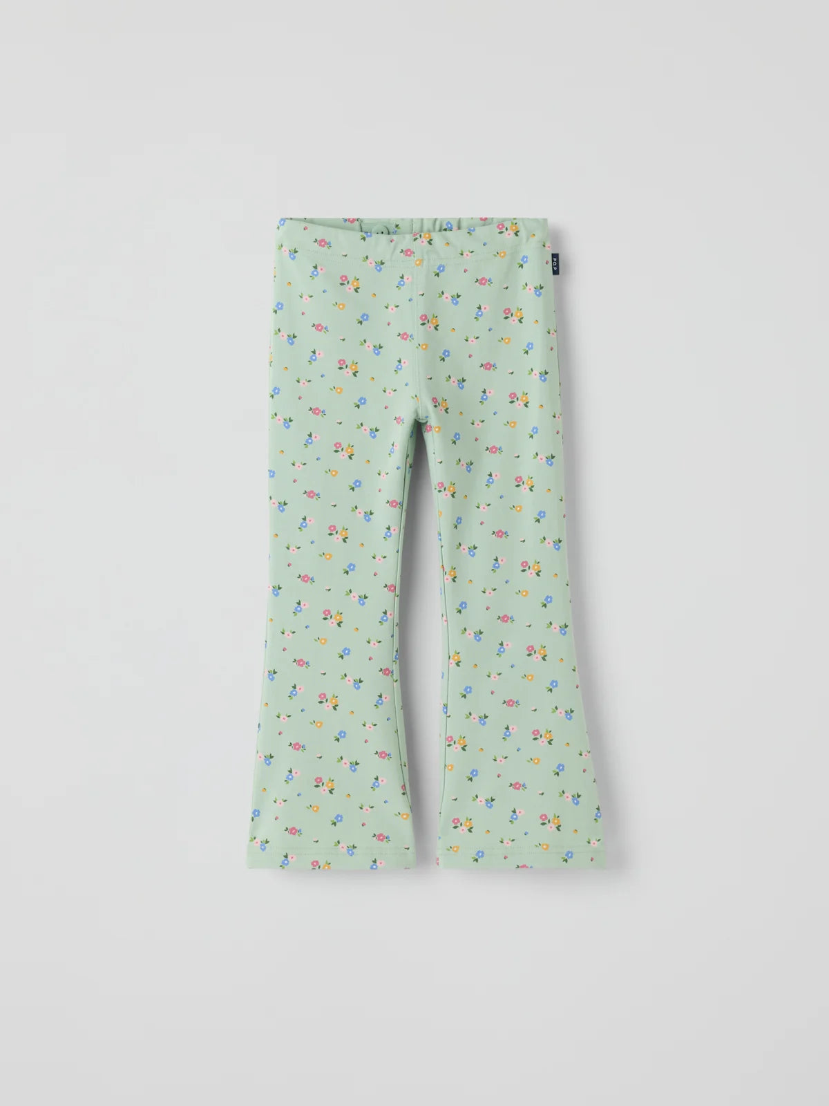 PLAY leggings með blómum útvíðar