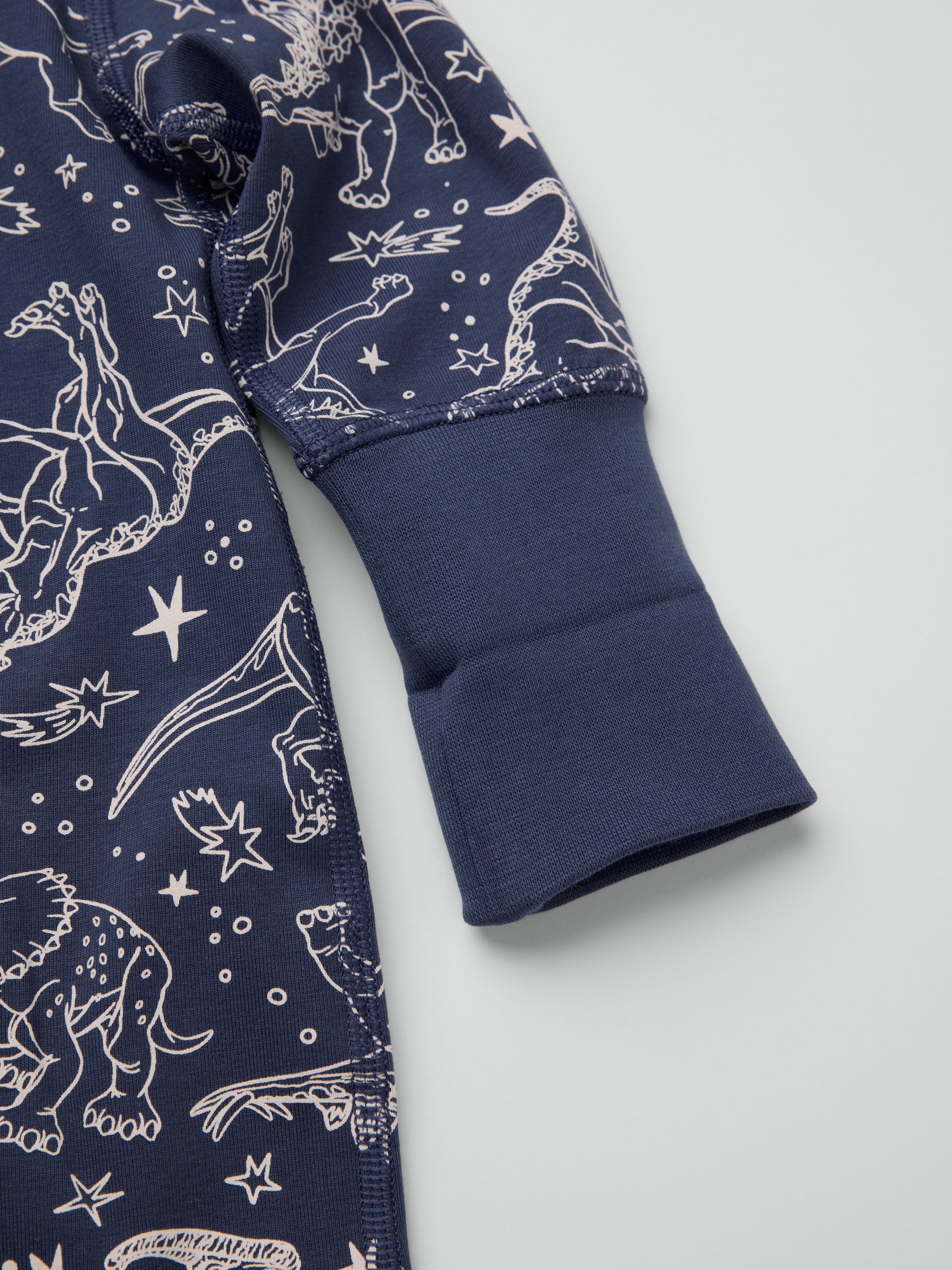 Pyjamasoverall dinosaurier - Blå