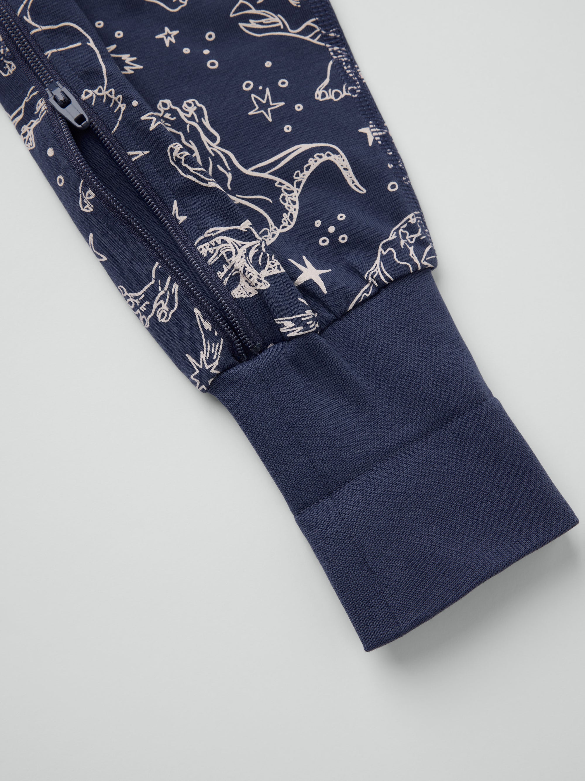 Pyjamasoverall dinosaurier - Blå