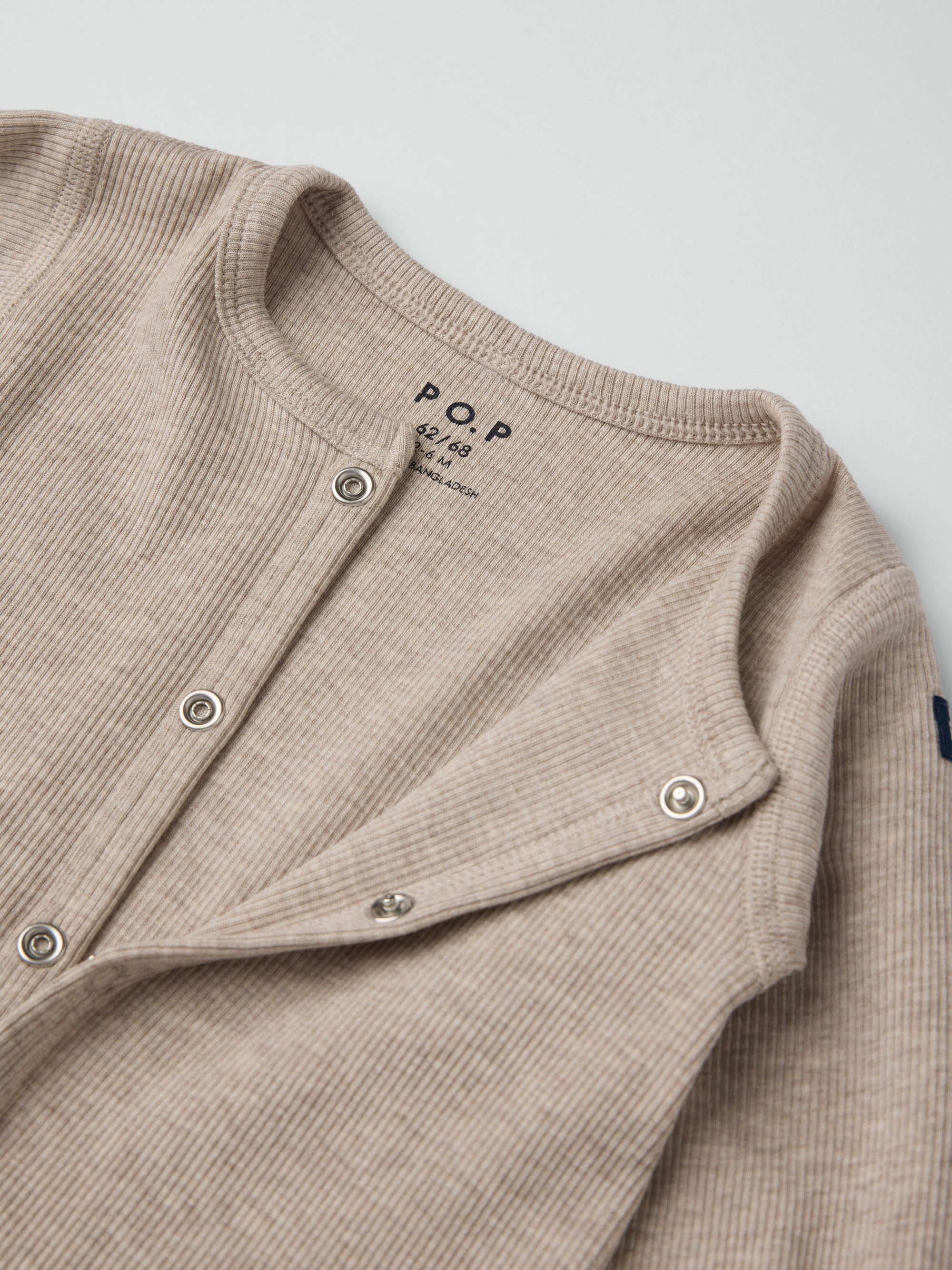 Pyjamasoverall enfärgad - Beige