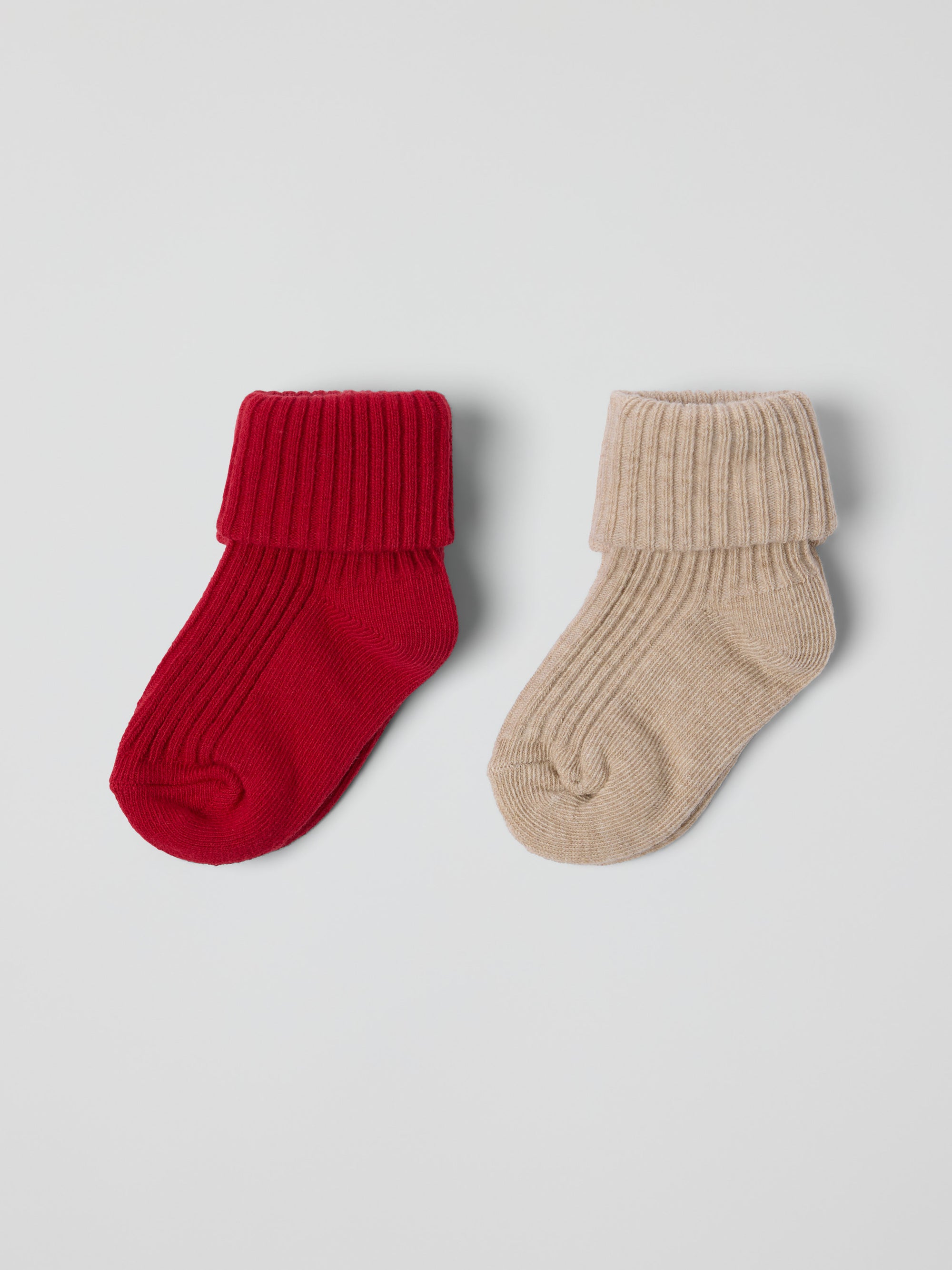 2-pack baby strumpor - Röd