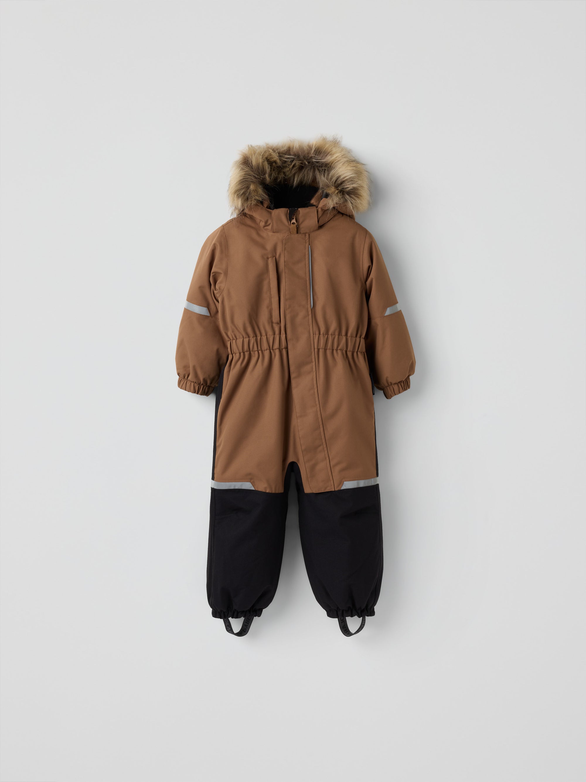 Vattentät vadderad overall ARCTIC - Brun