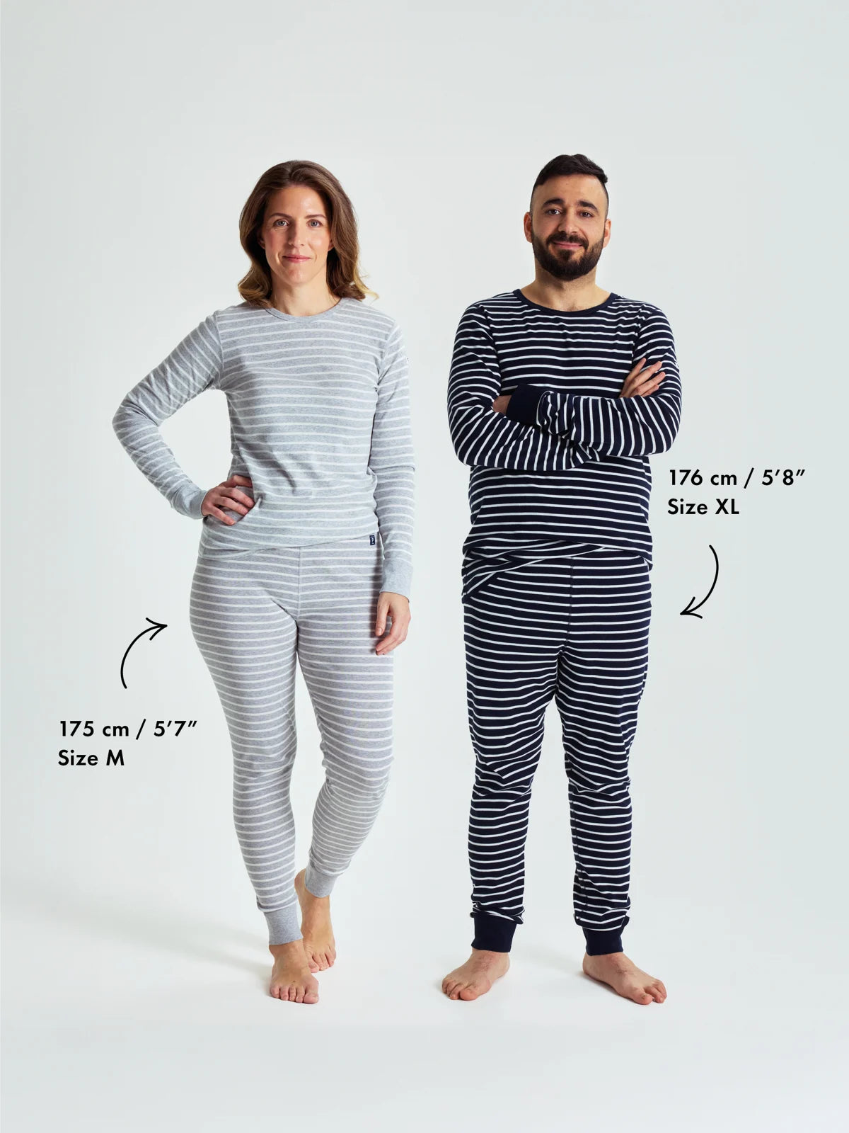 Leggings á fullorðna með  PO.P röndum