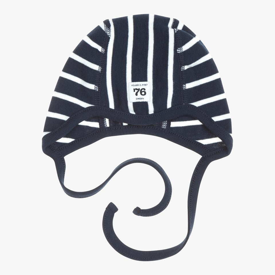 Hjálmhúfa röndótt PO.P Originals. Dark Sapphire.