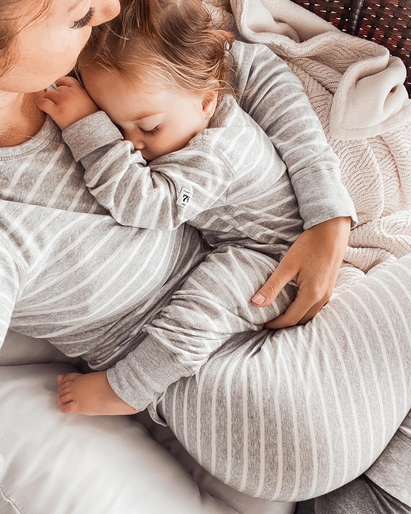 Leggings á fullorðna með PO.P röndum