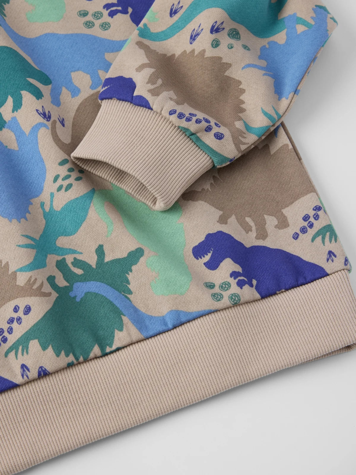 Joggingpeysa  með risaeðlum