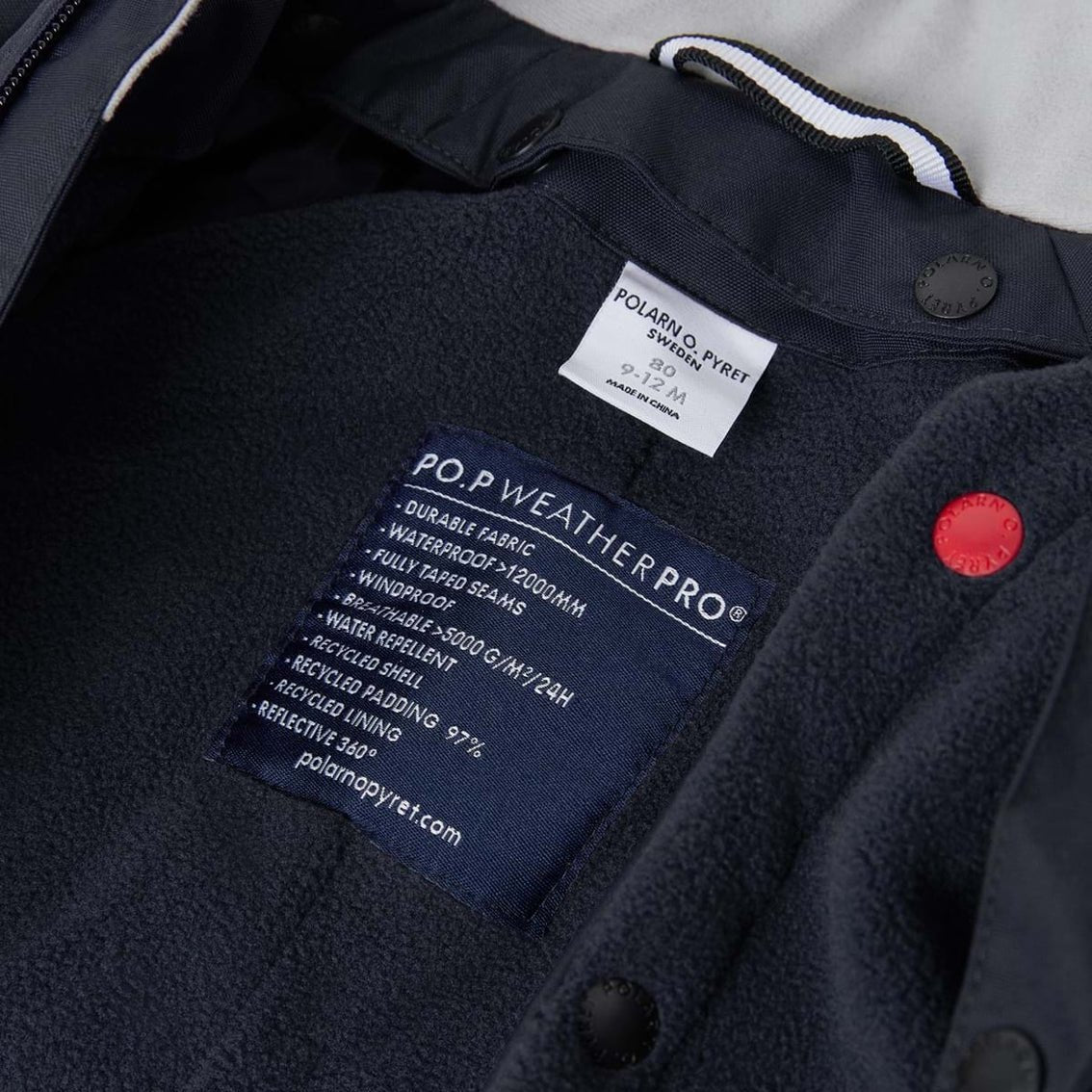 HURRYCANE vatnsheldur flísfóðraður heilgalli WeatherPro 2in1