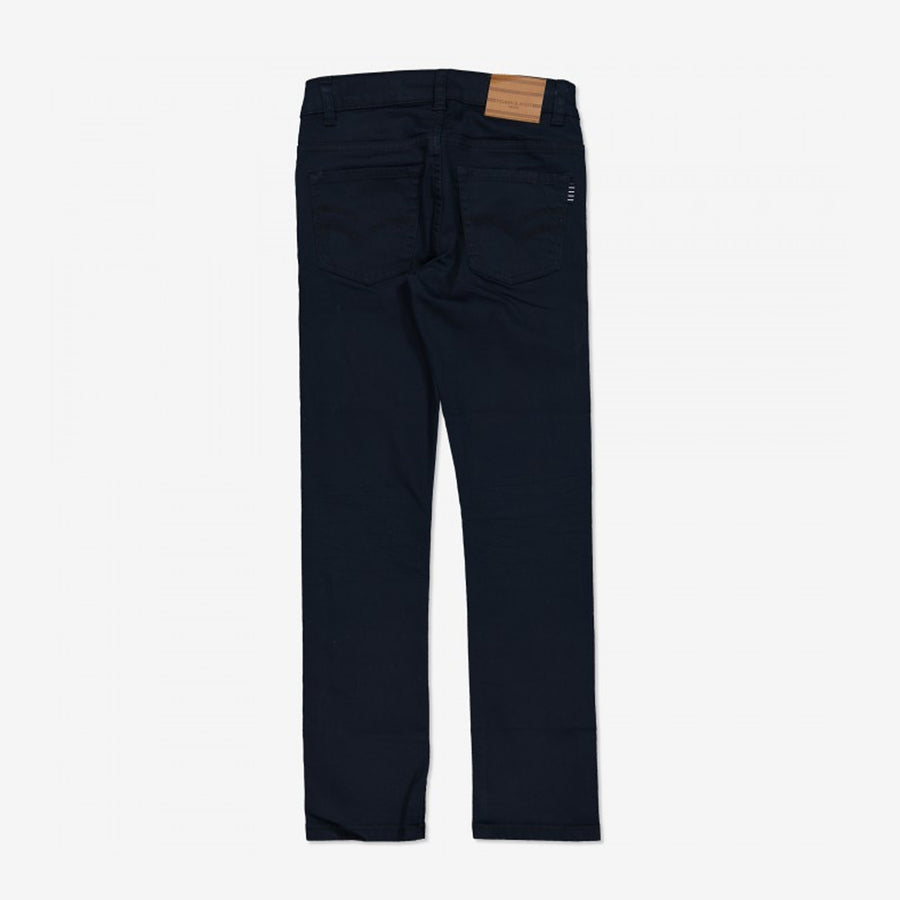 Twill gallabuxur slim-fit