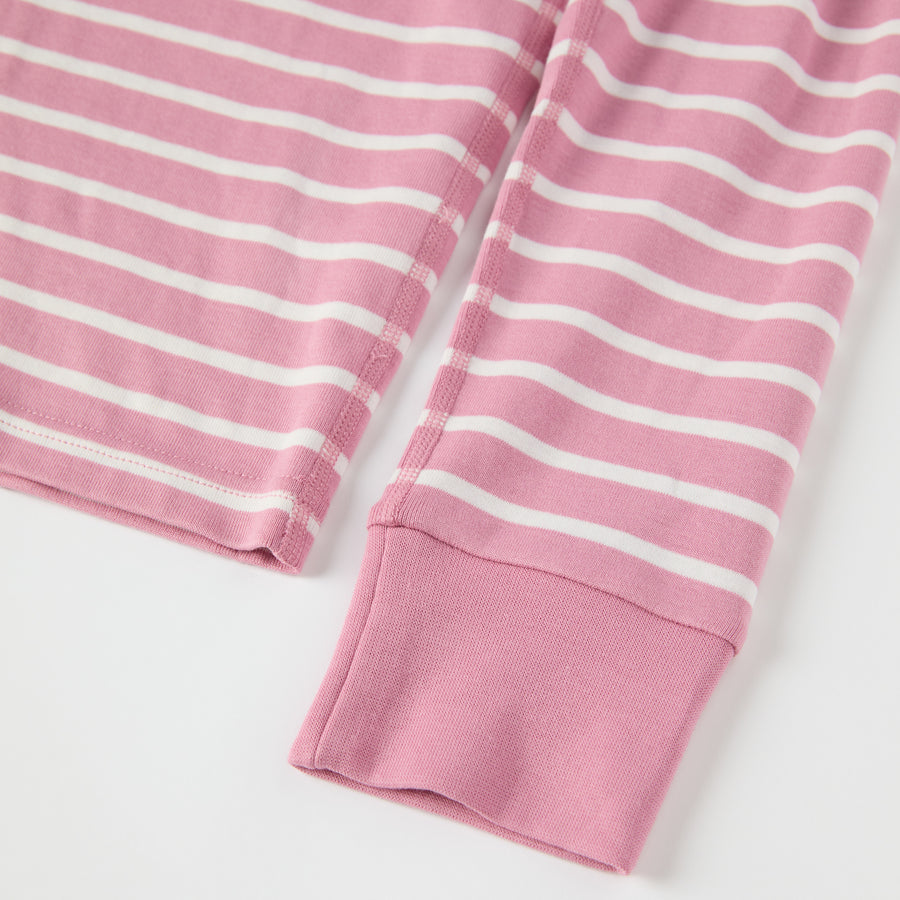 MOOMIN náttföt á fullorðna með PO.P röndum