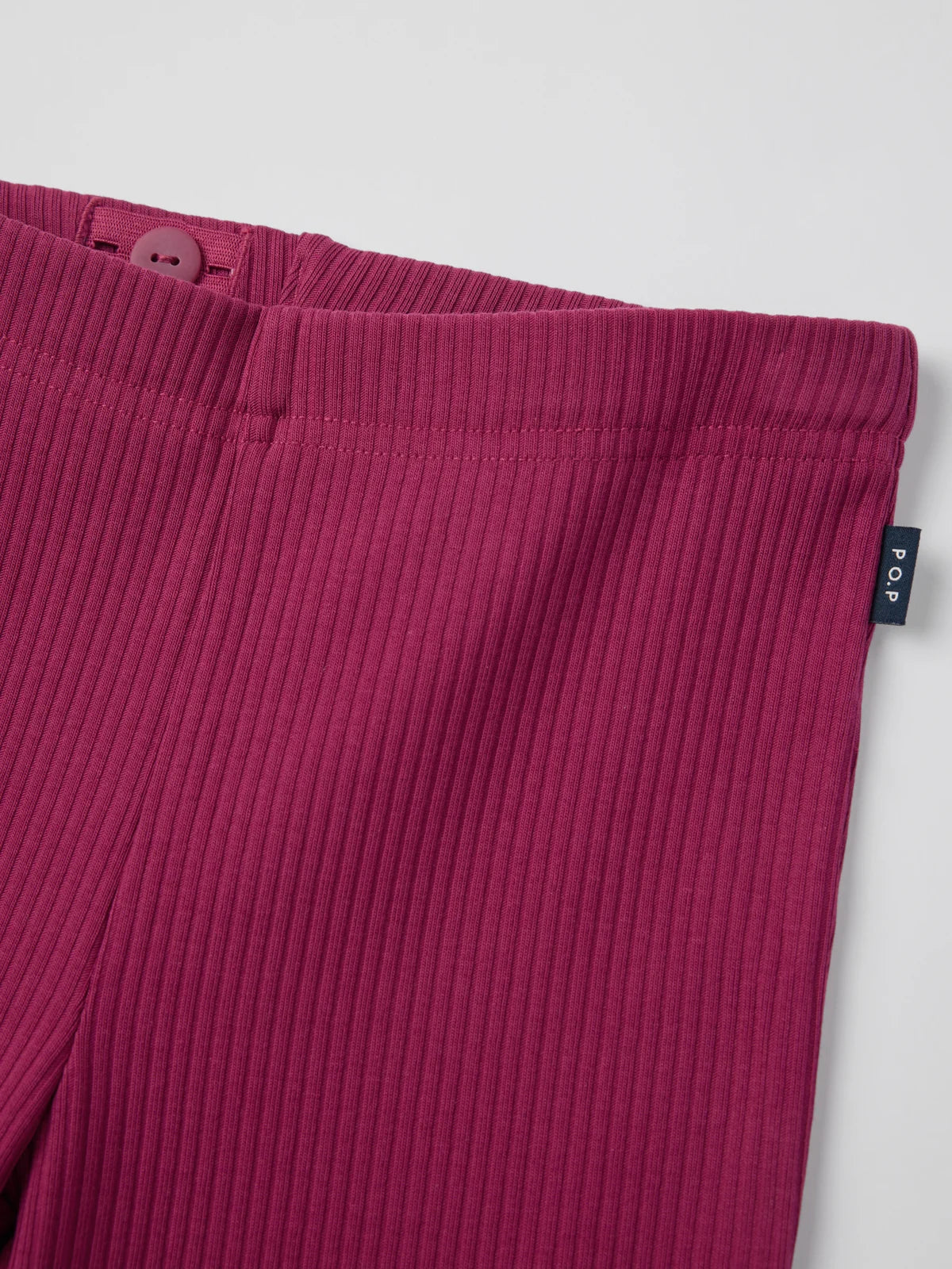 Leggings með útvíðum skálmum ribbed