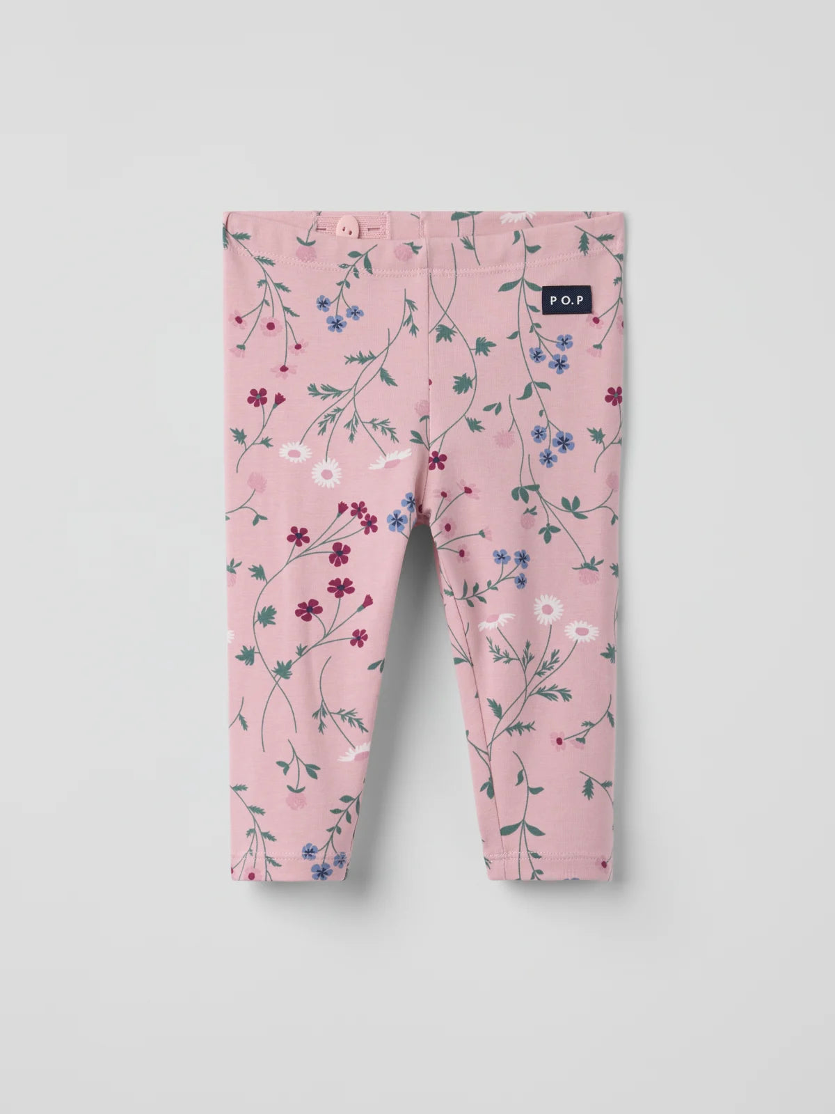 Leggings með blóma mynstri