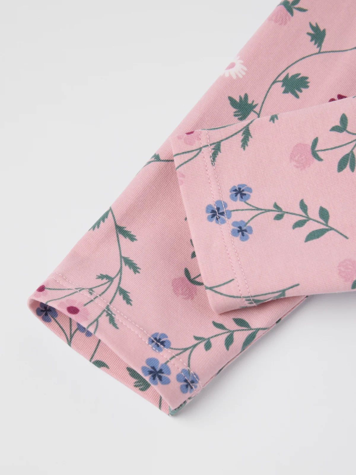 Leggings með blóma mynstri