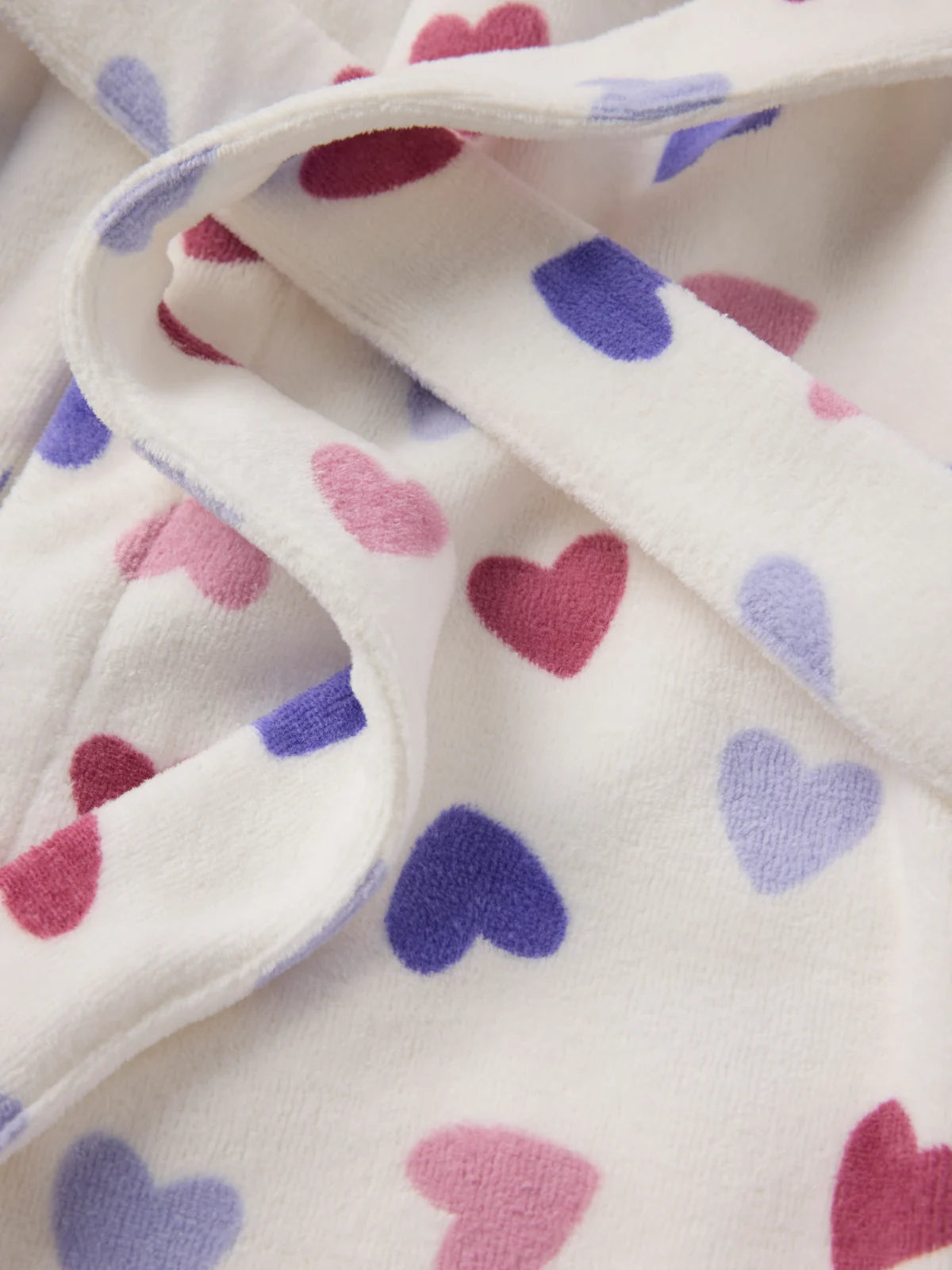 Baðsloppur með hjörtum