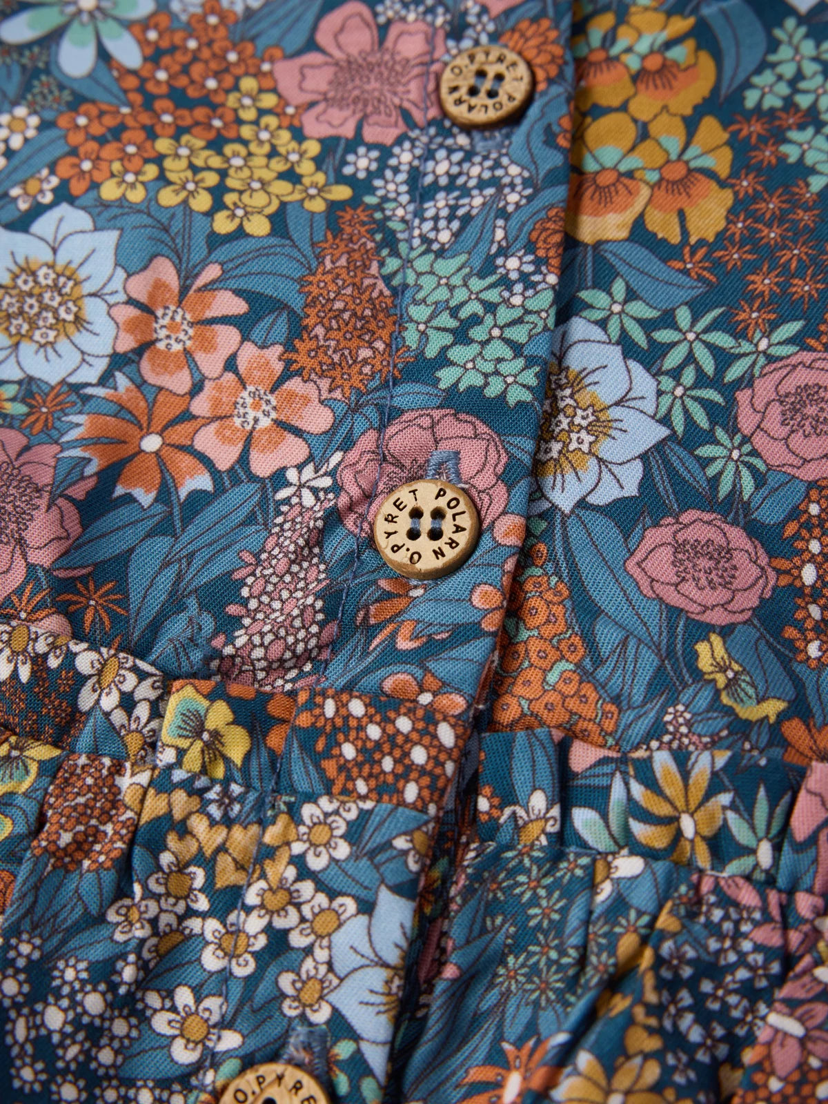 Kjóll með blómum LIBERTY