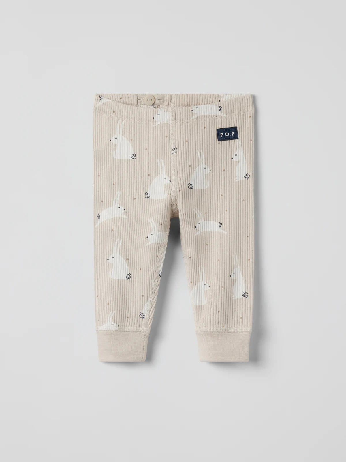 Leggings með kanínum rib