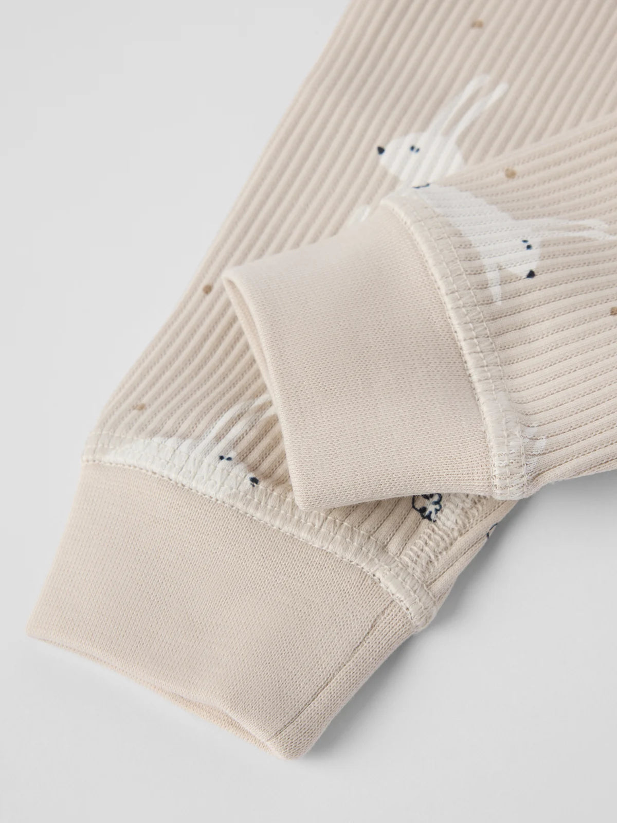 Leggings með kanínum rib
