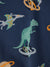Joggingpeysa með risaeðlum