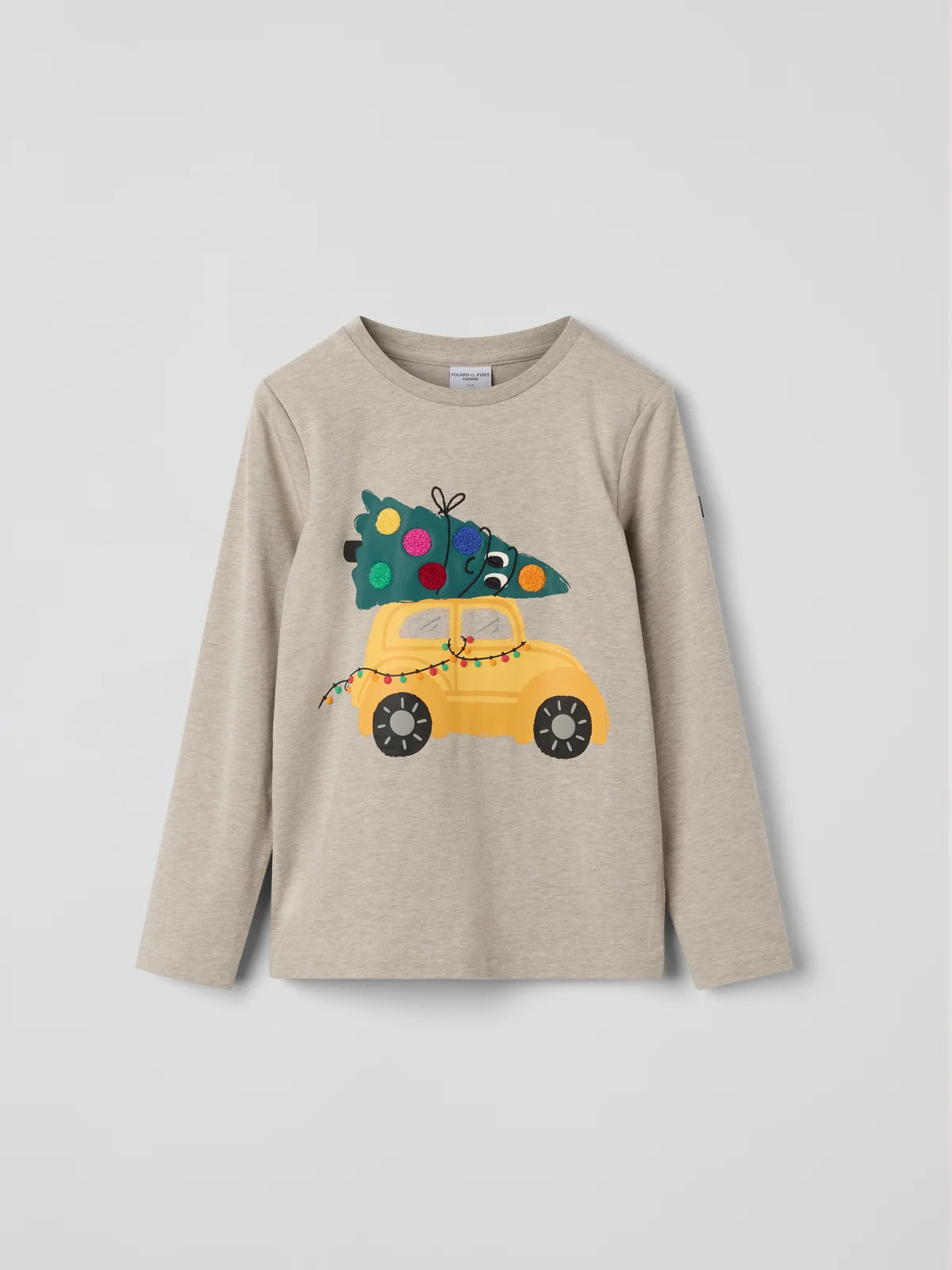 Bolur með bíl og jólatré