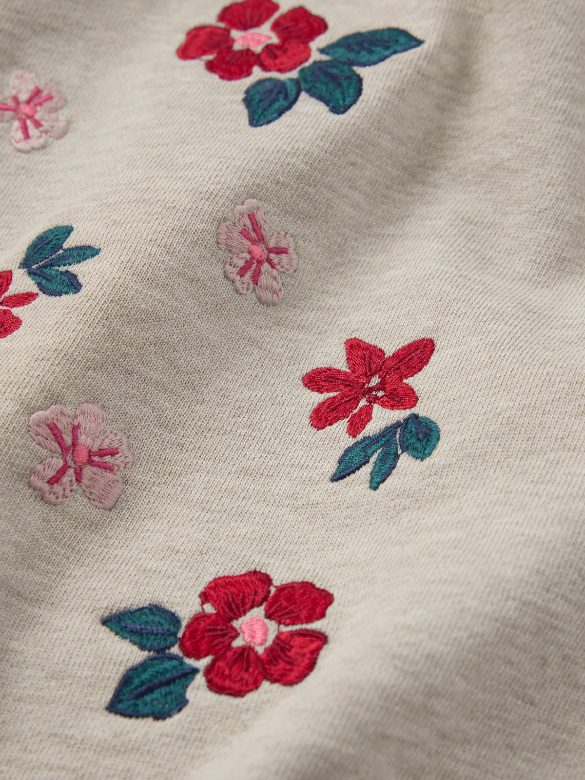 Peysa með jólablómum