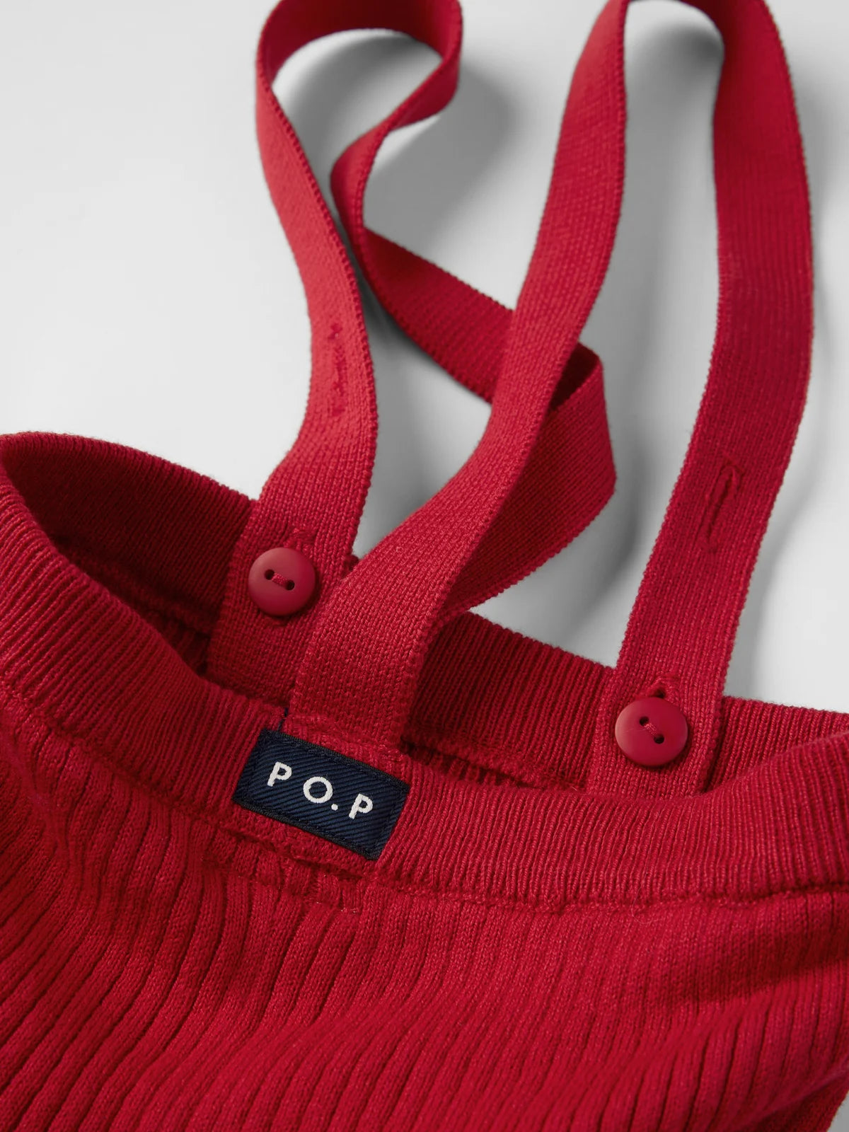 Prjónabuxur með axlaböndum