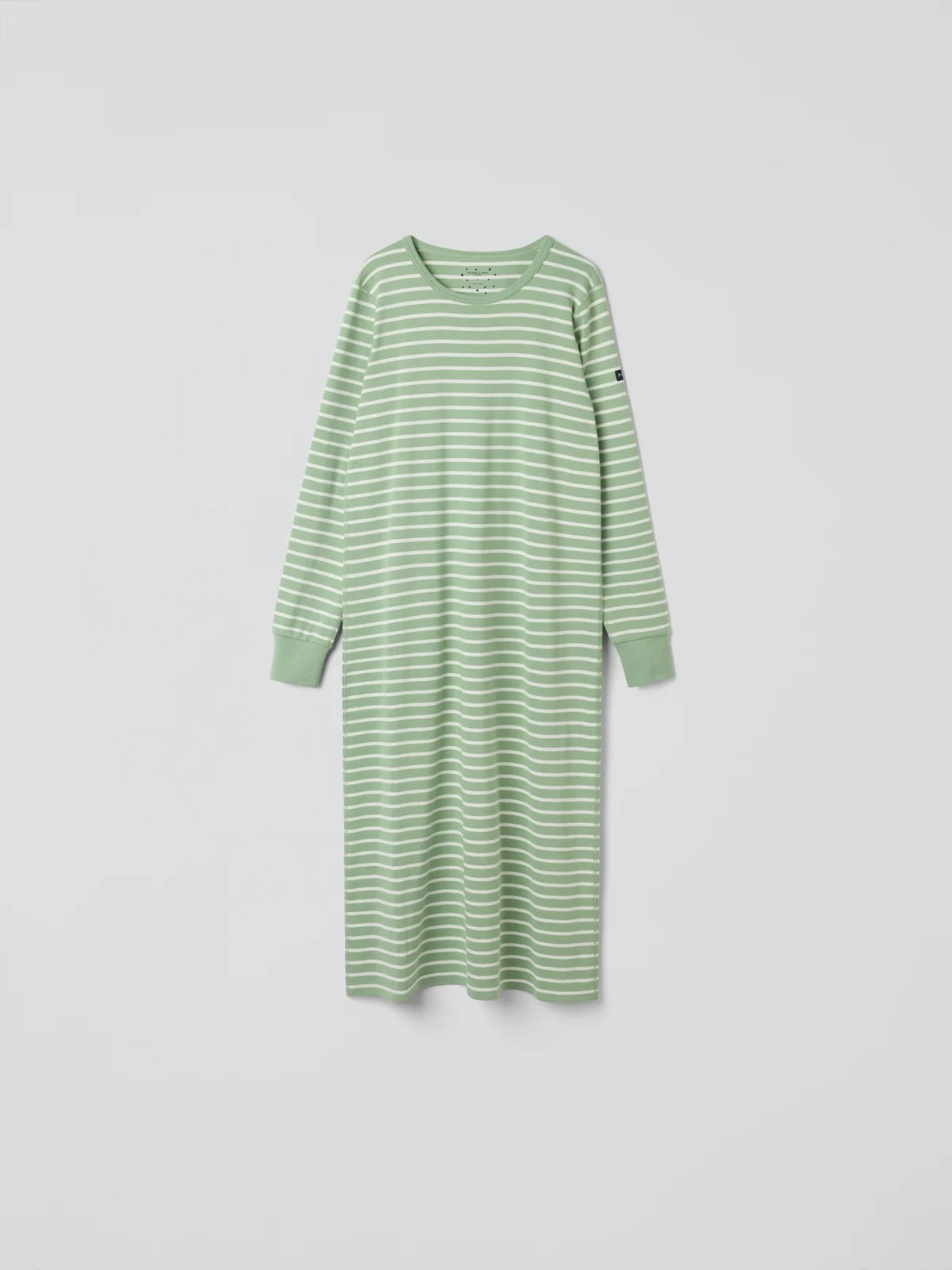 Náttkjóll / heimakjóll á fullorðna með PO.P röndum