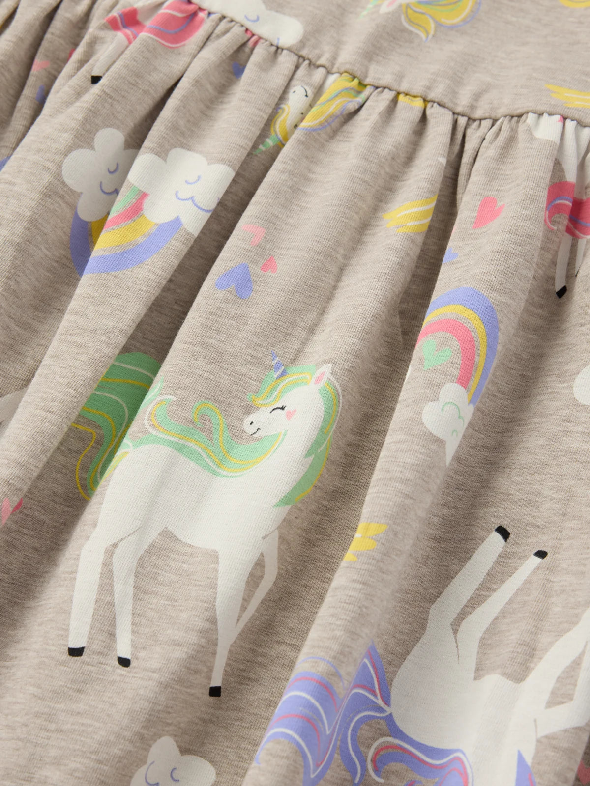 ELSA kjóll með einhyrningum