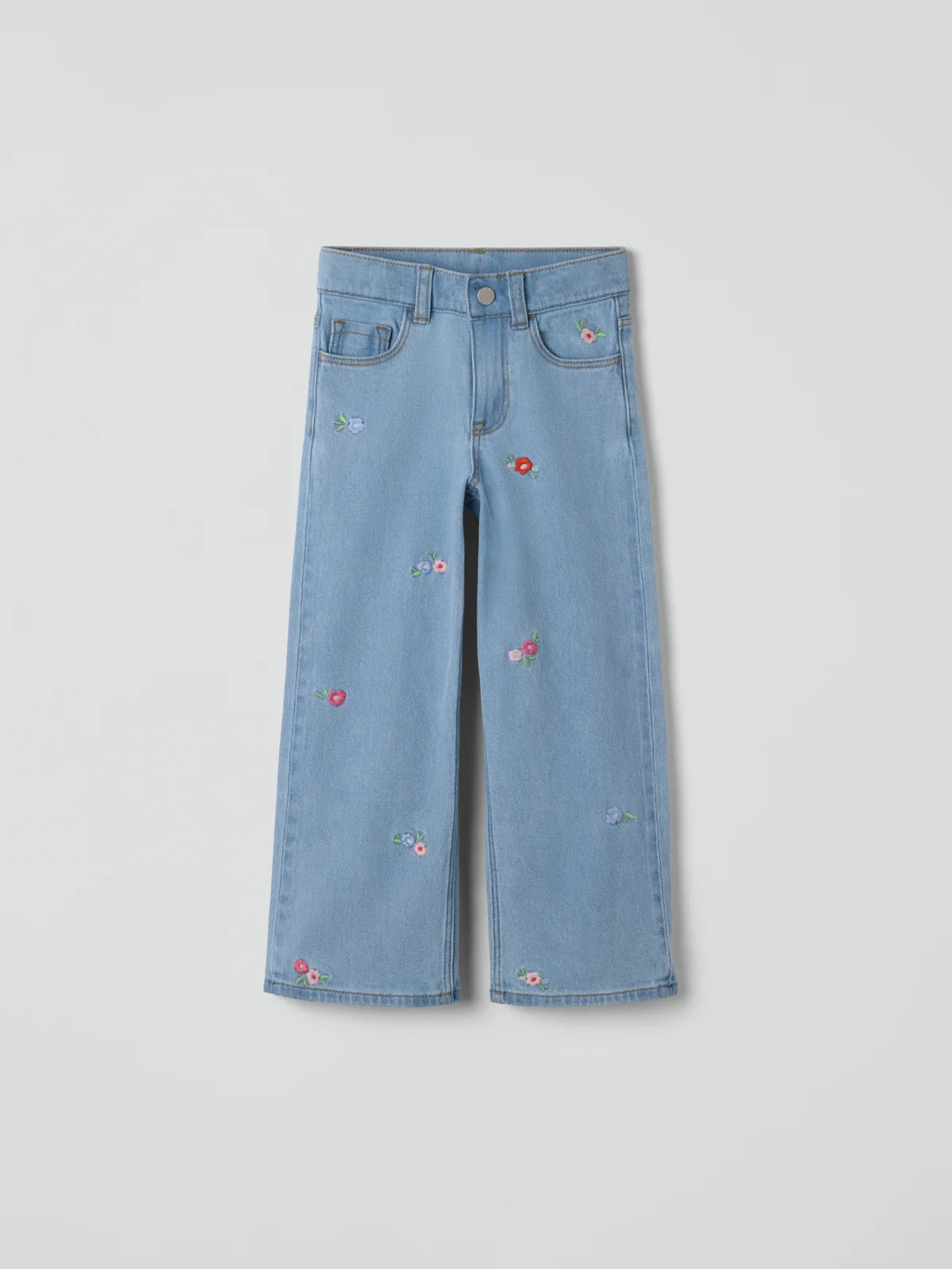 SALLY blómabuxur Denim
