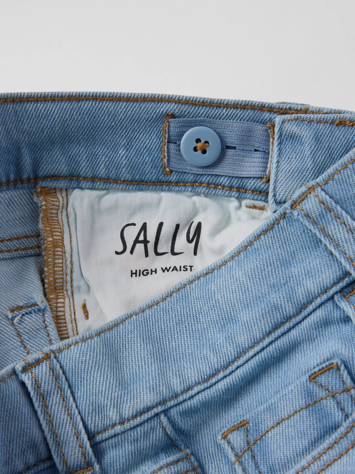 SALLY blómabuxur Denim