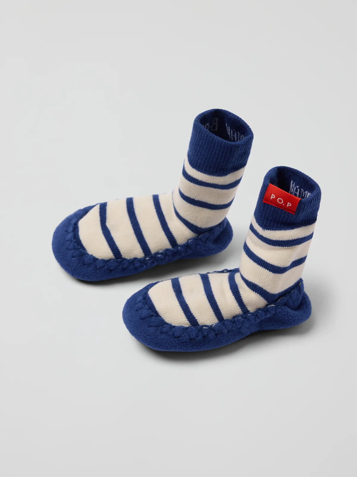 Mokkasínur röndóttar