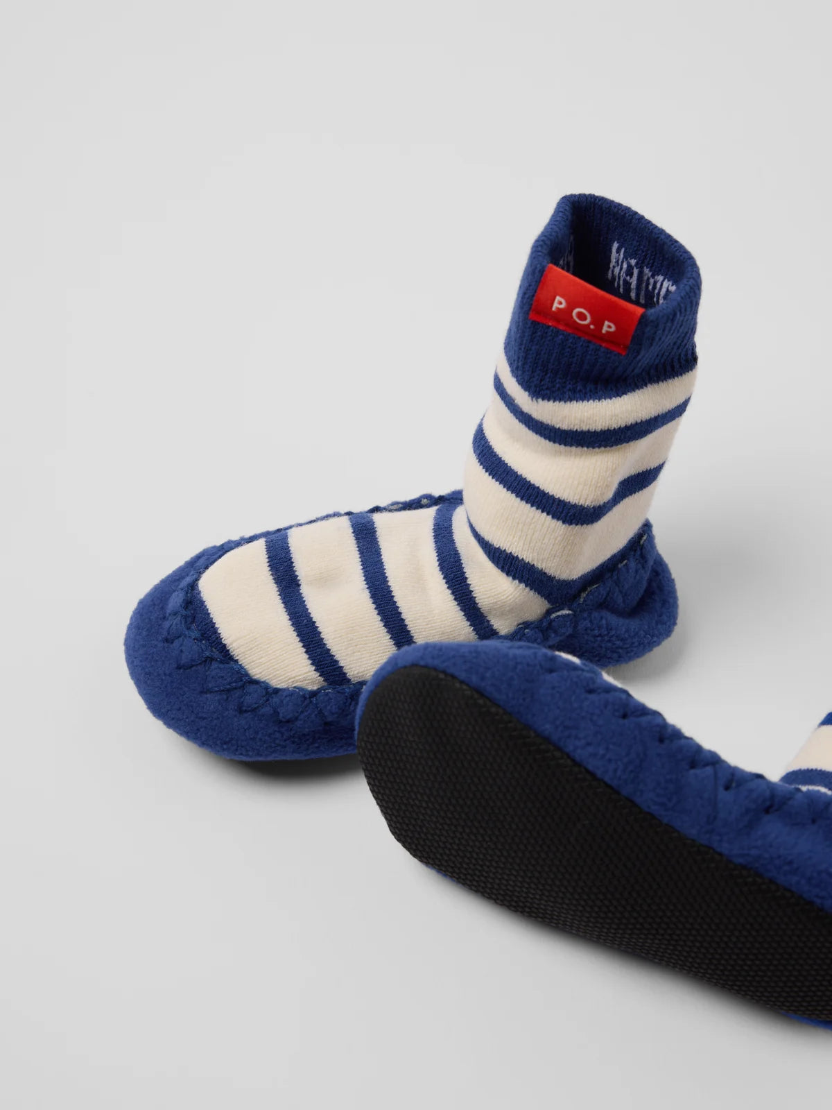 Mokkasínur röndóttar