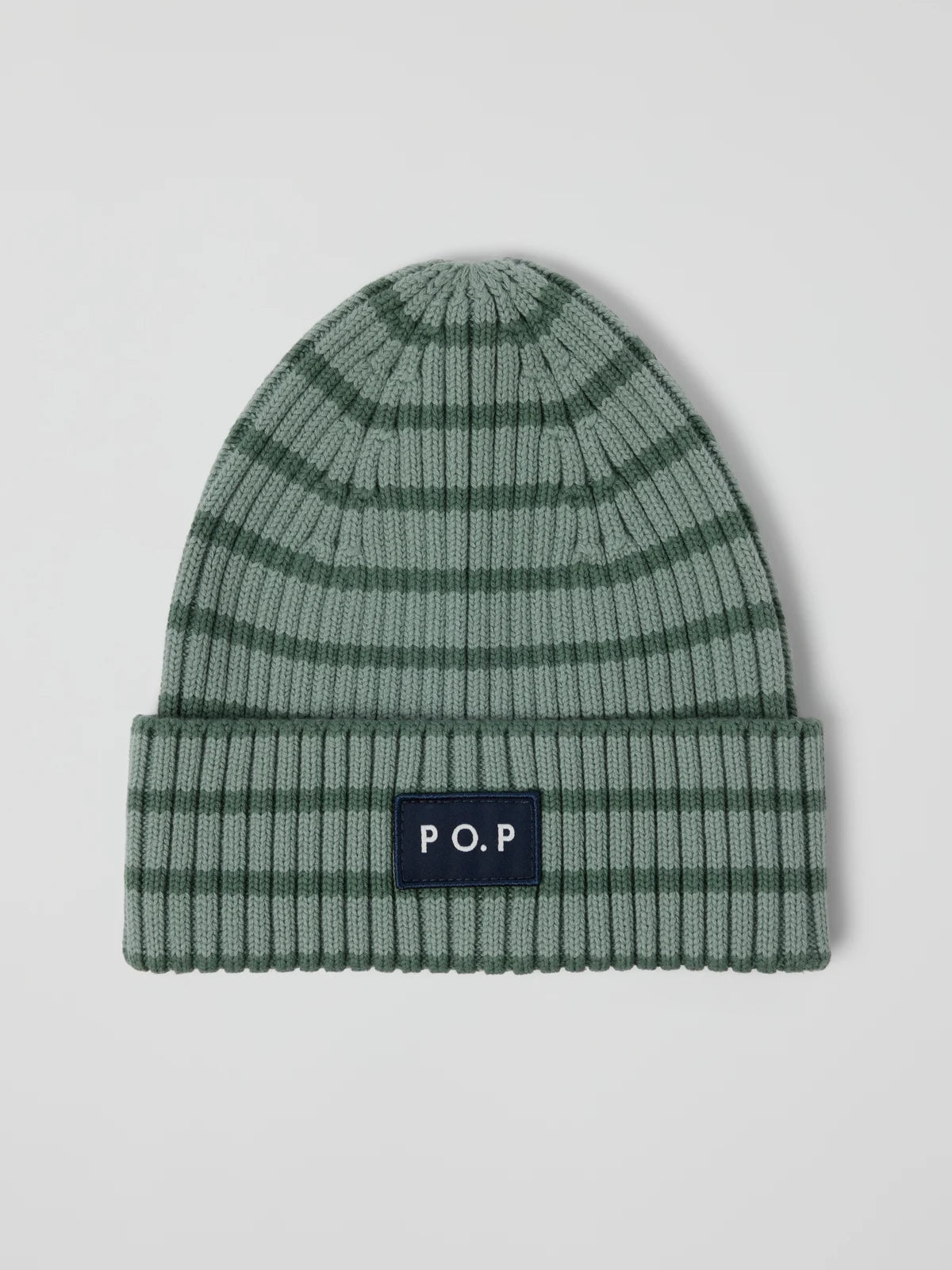 Húfa ribbed með röndum