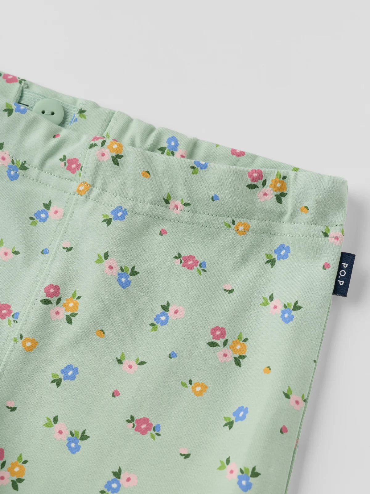 PLAY leggings með blómum útvíðar