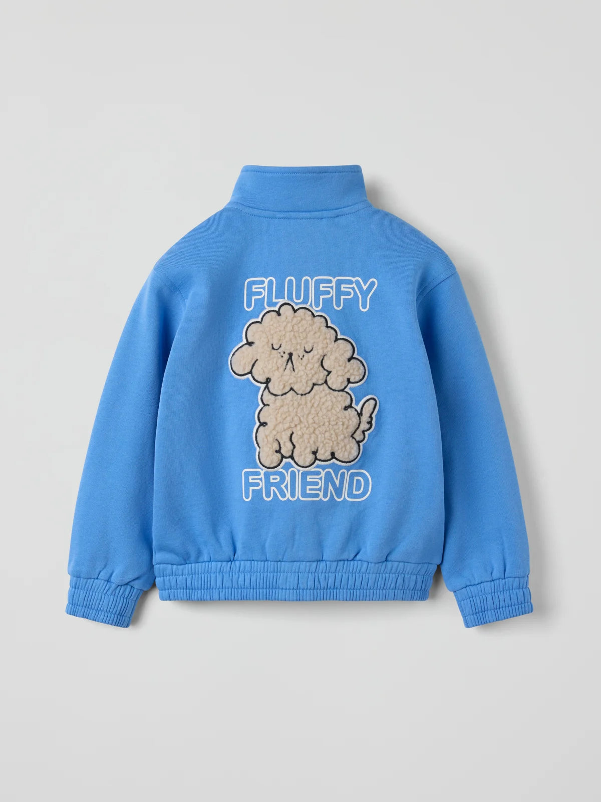 Joggipeysa rennd "Fluffy friend"