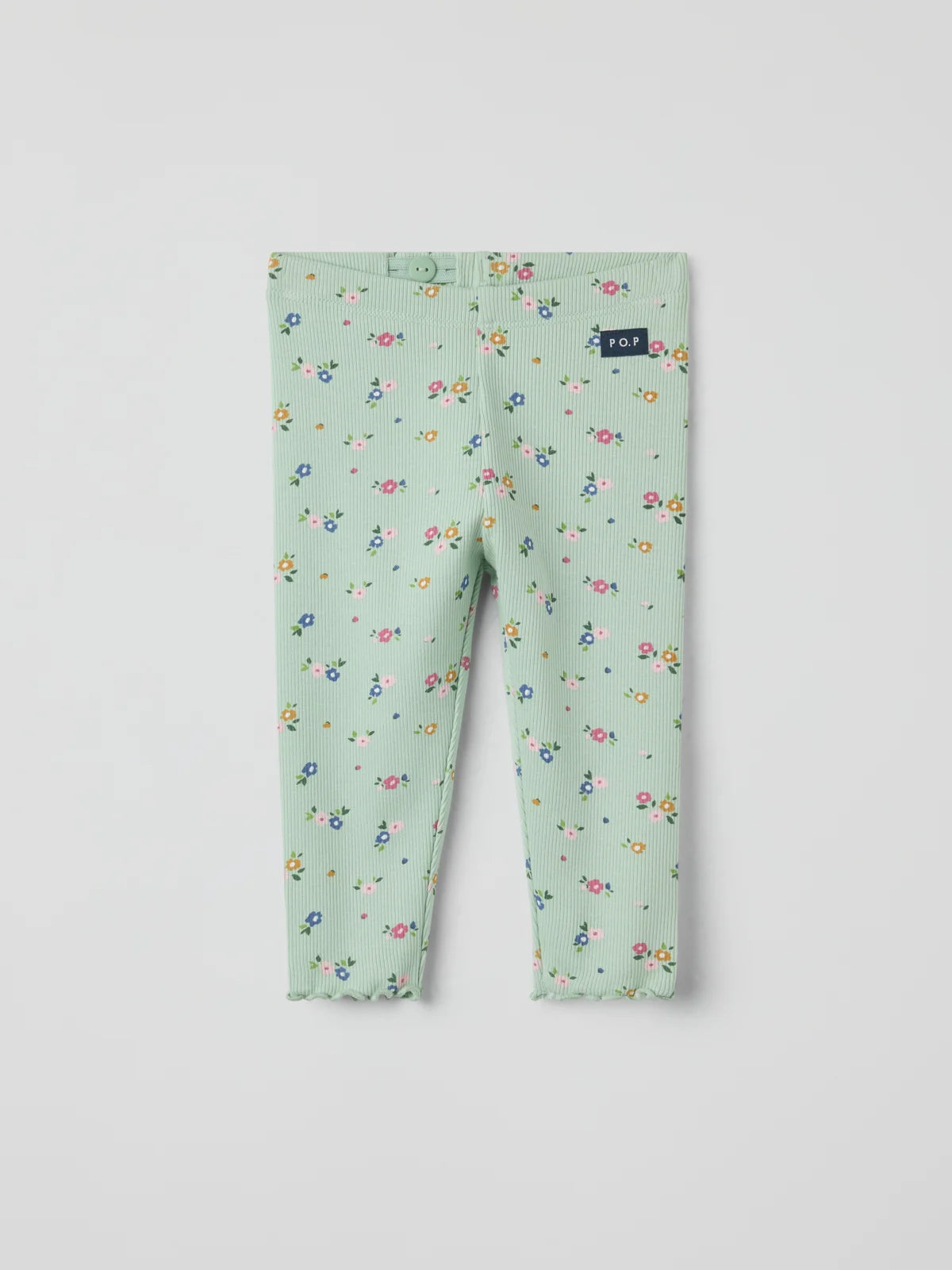 Leggings með blómum