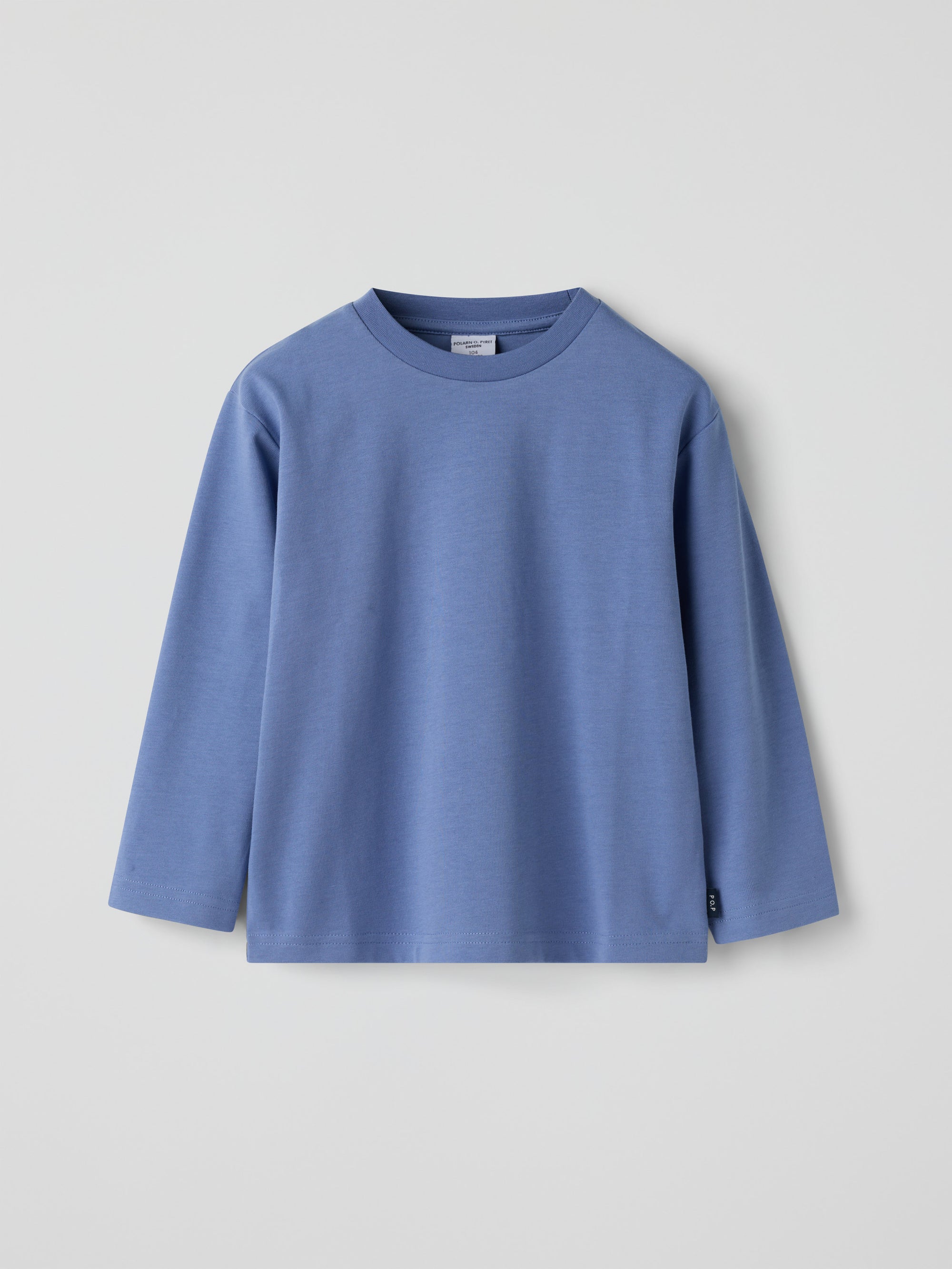 Långärmad t-shirt - Blå