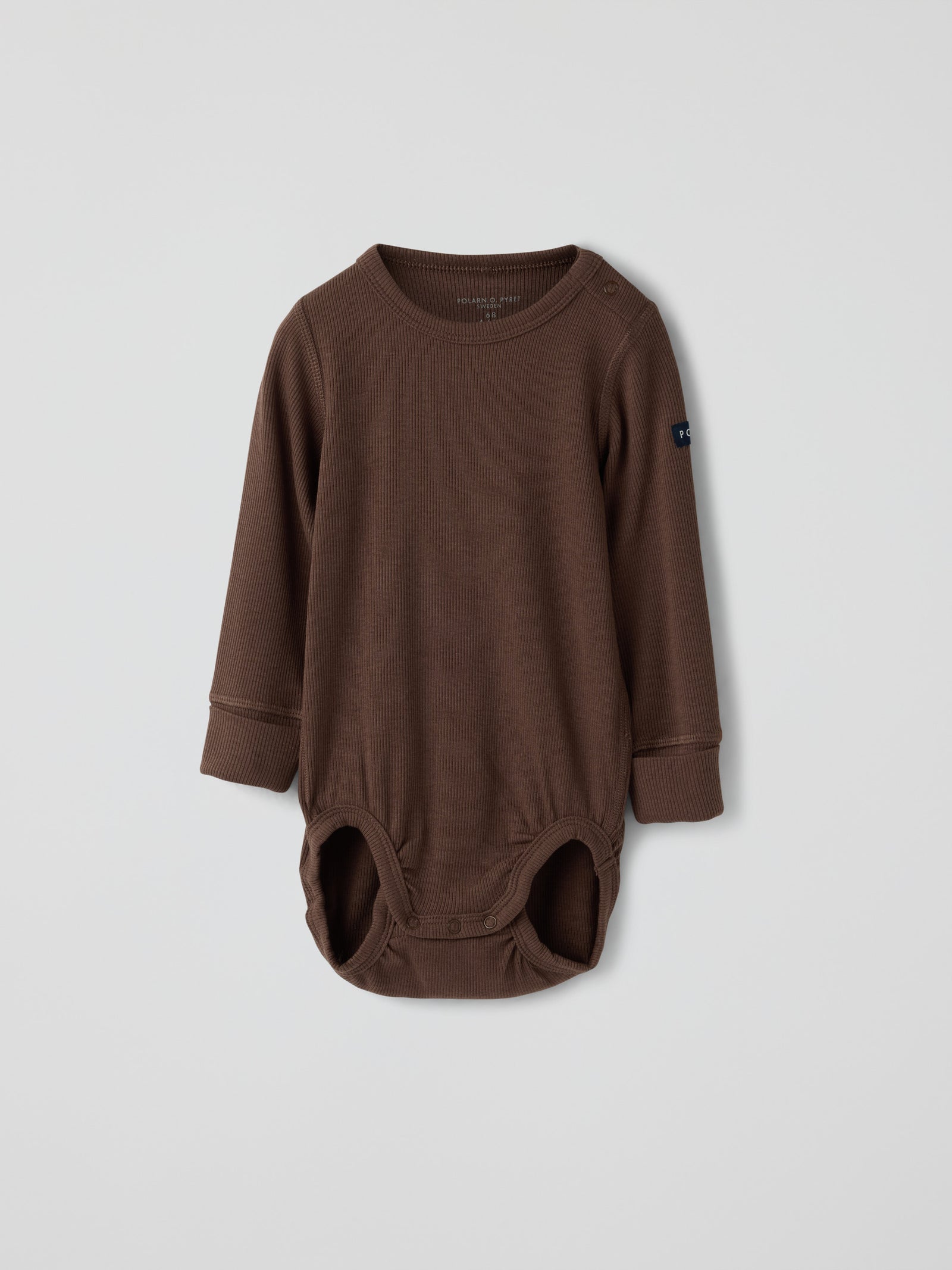 Förlängningsbar ribbad body - Brun