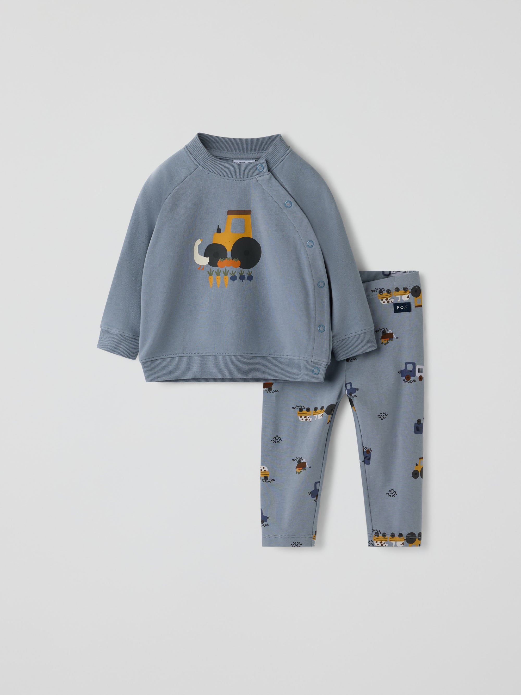 Set tröja och leggings - Blå