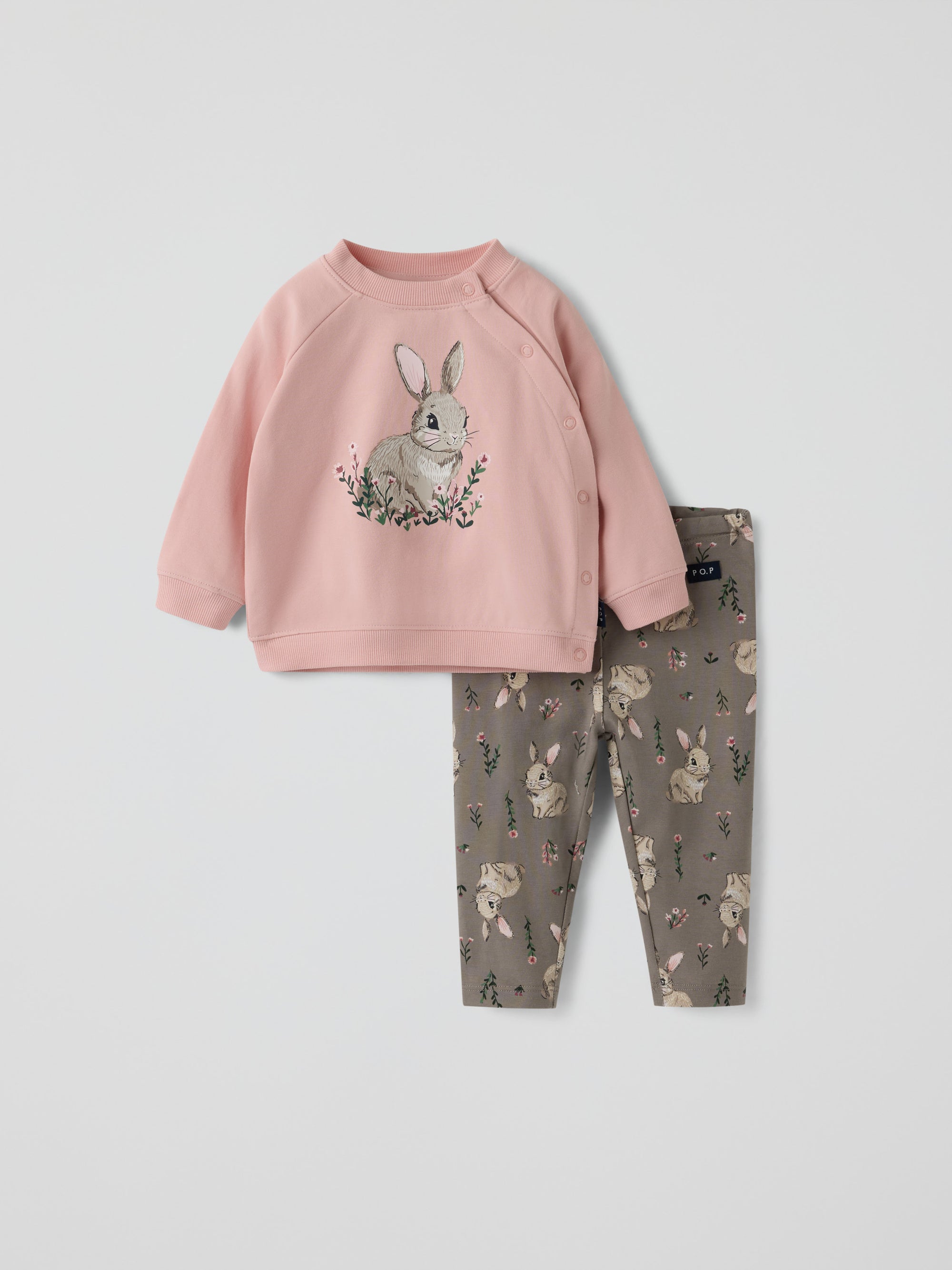 Set med tröja och leggings - Rosa