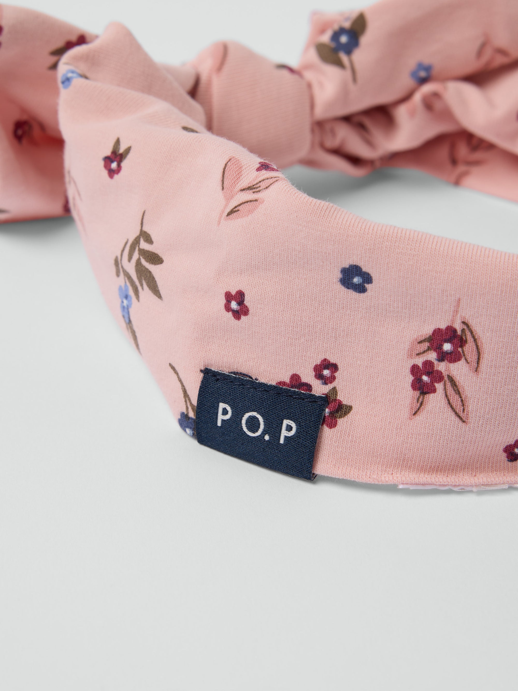 Hårband blommigt - Rosa