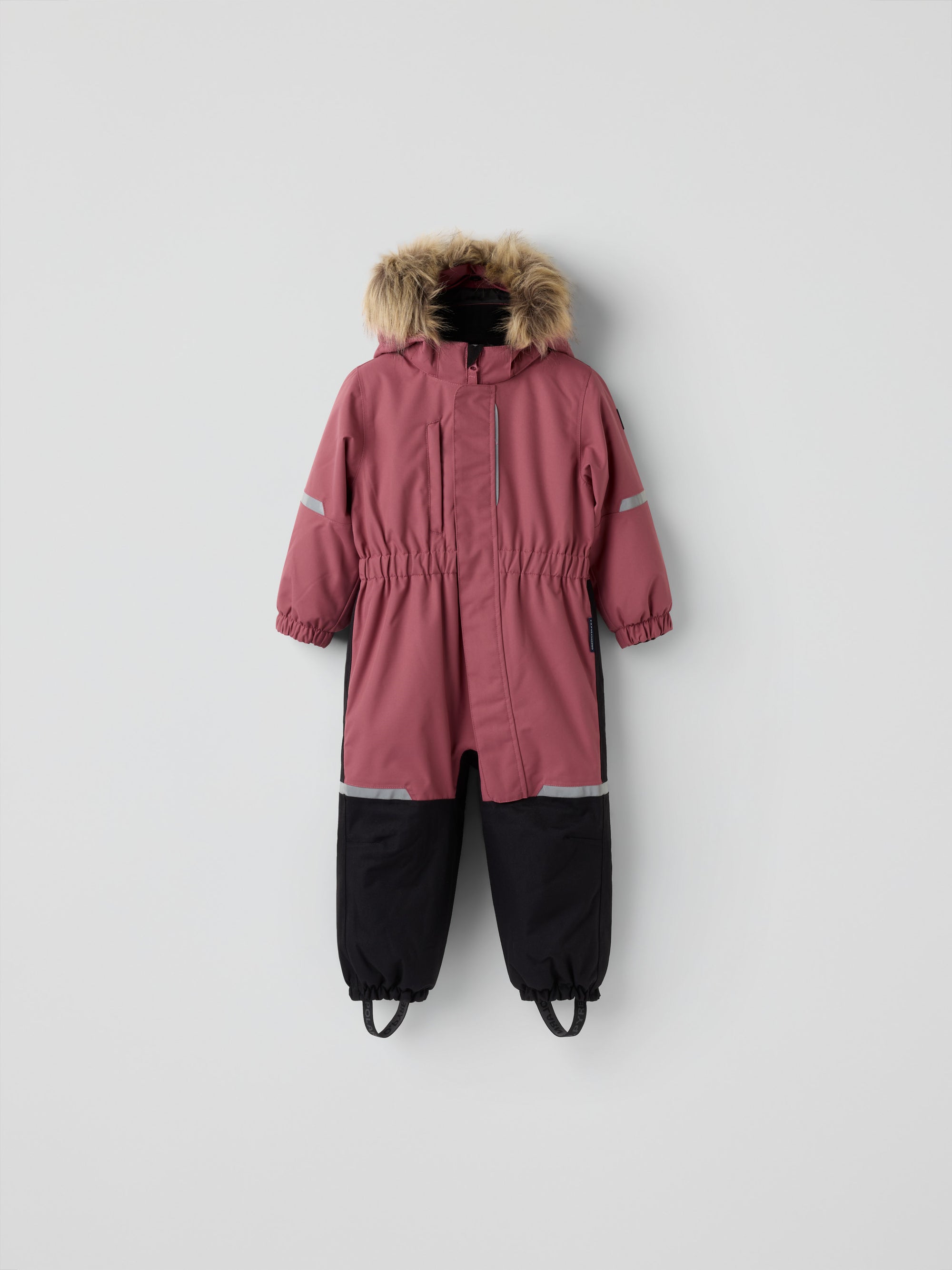 Vattentät vadderad overall ARCTIC - Rosa