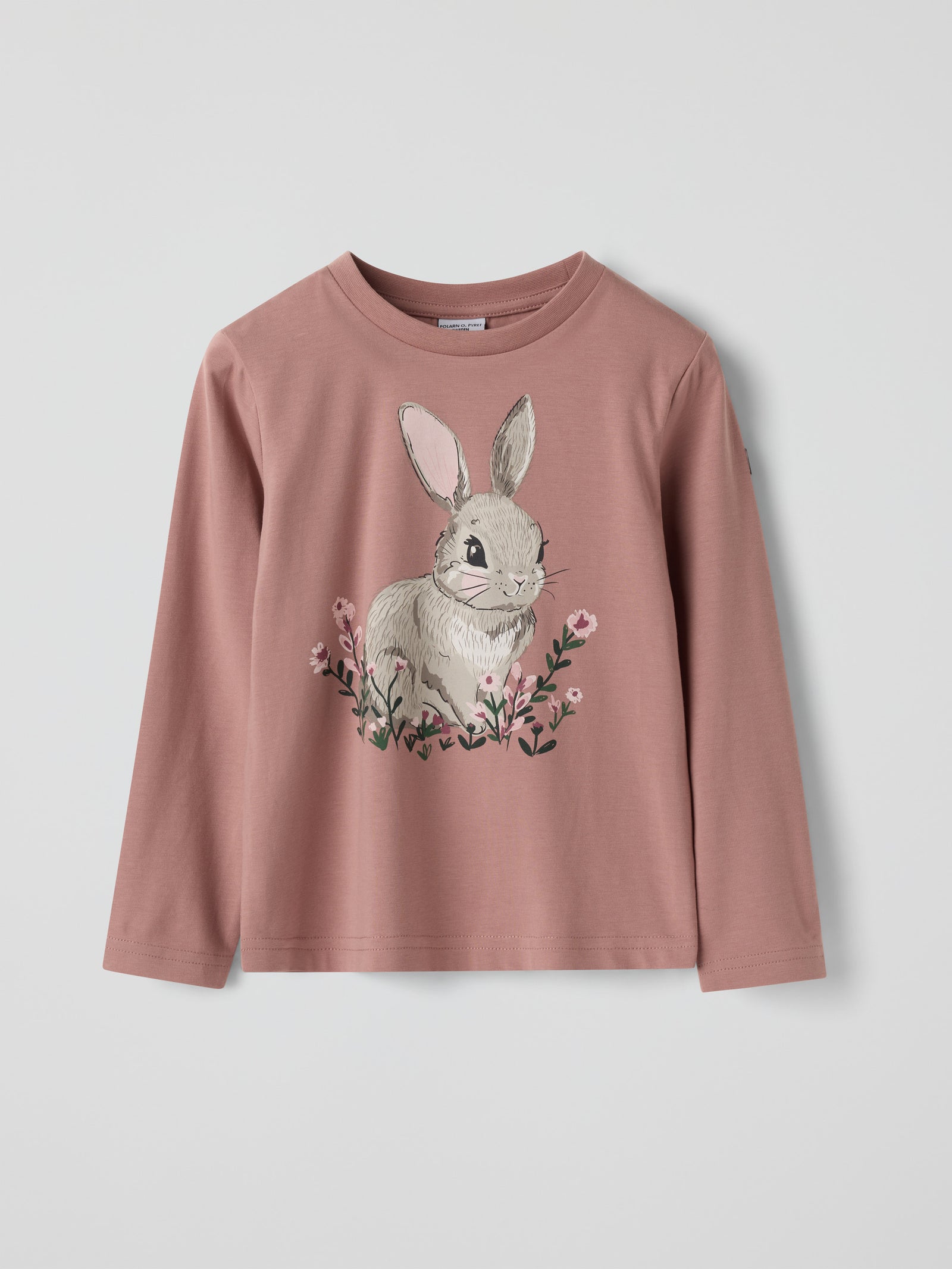 Långärmad t-shirt kanin - Rosa