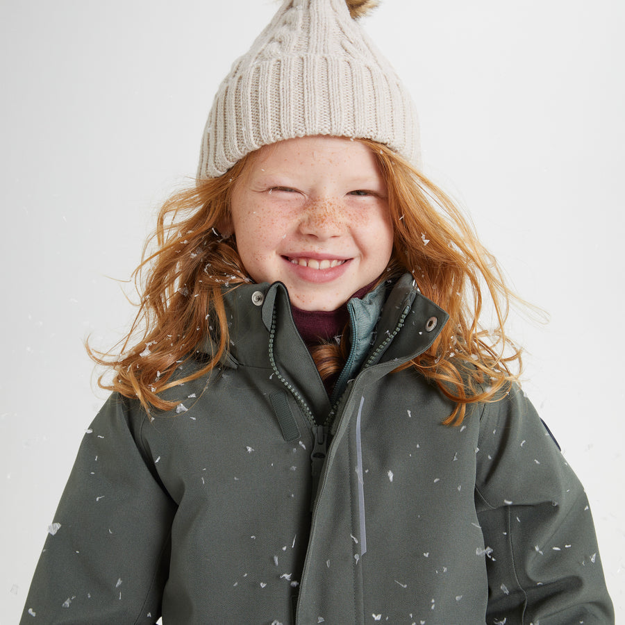 COWBERRY húfa með kaðlaprjóni